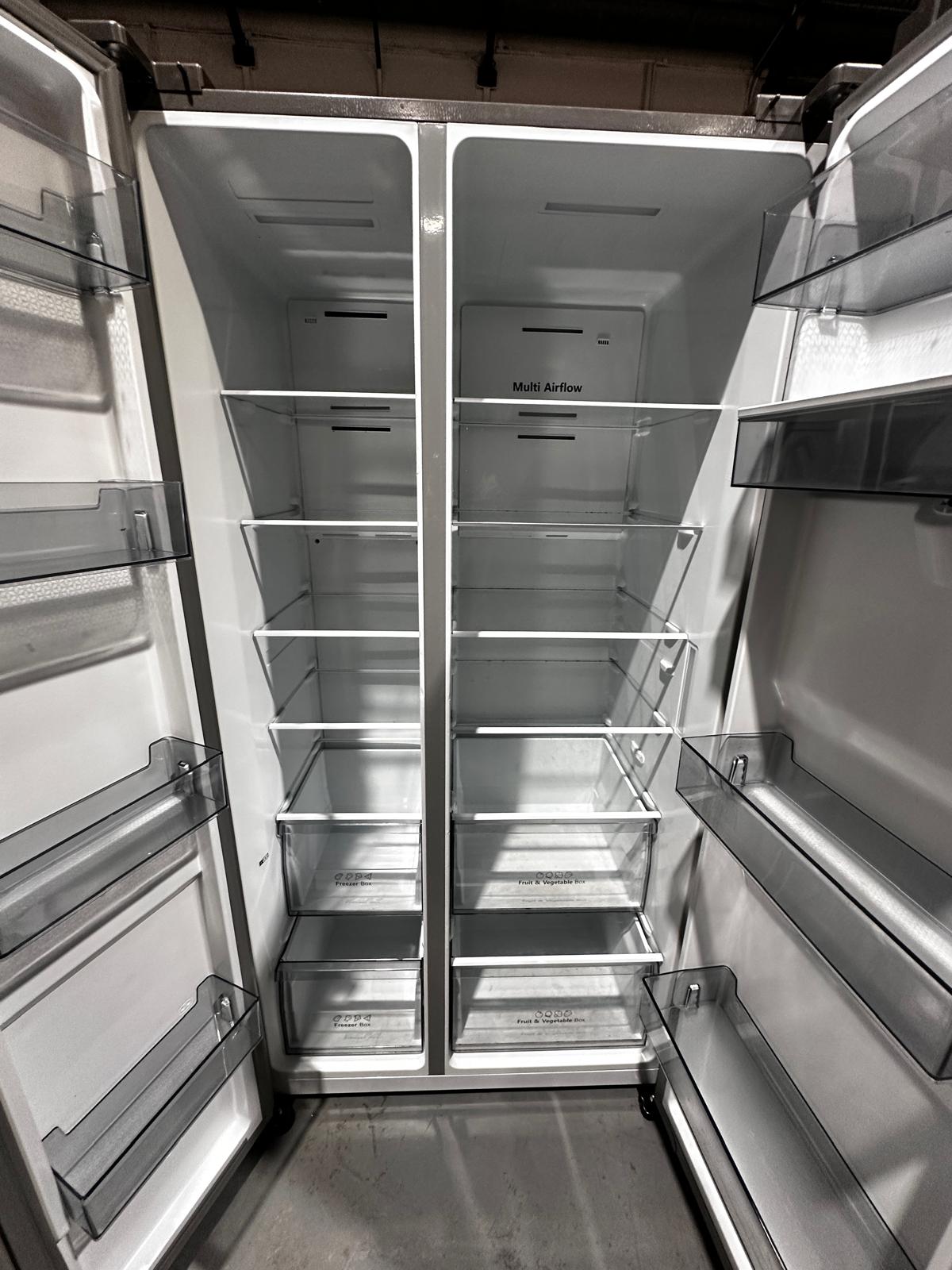 Refurbished – Hisense HRSBS649SW 649L Side by Side Fridge Freezer | ADELAIDE