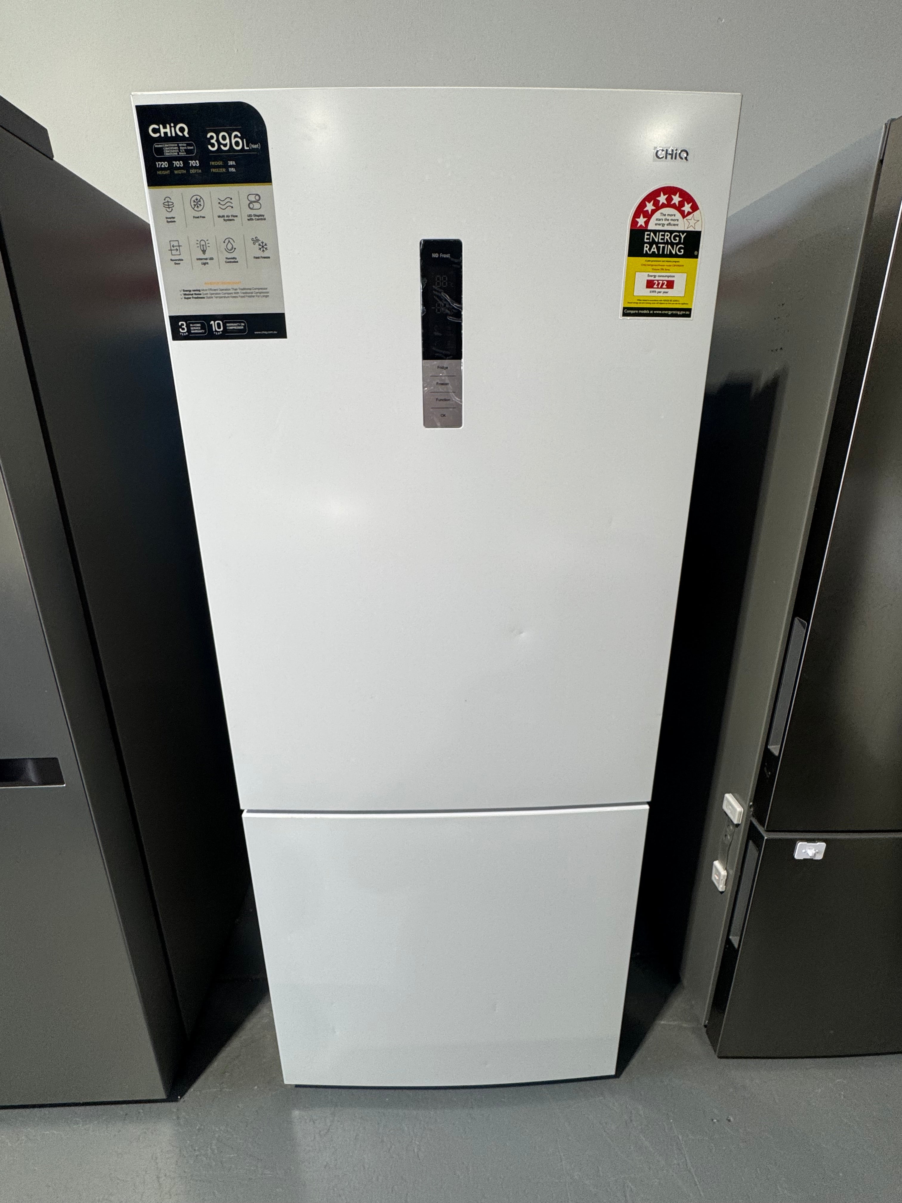 Refurbished Chiq 396 litres fridge freezer | PERTH