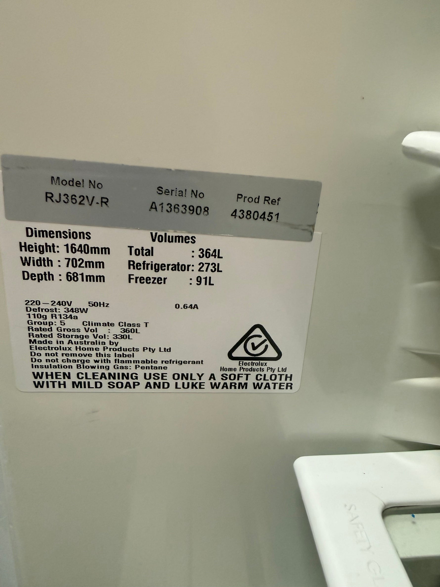 Westinghouse 362L Fridge + Samsung 9kg Washer Dryer Bundle | MELBOURNE