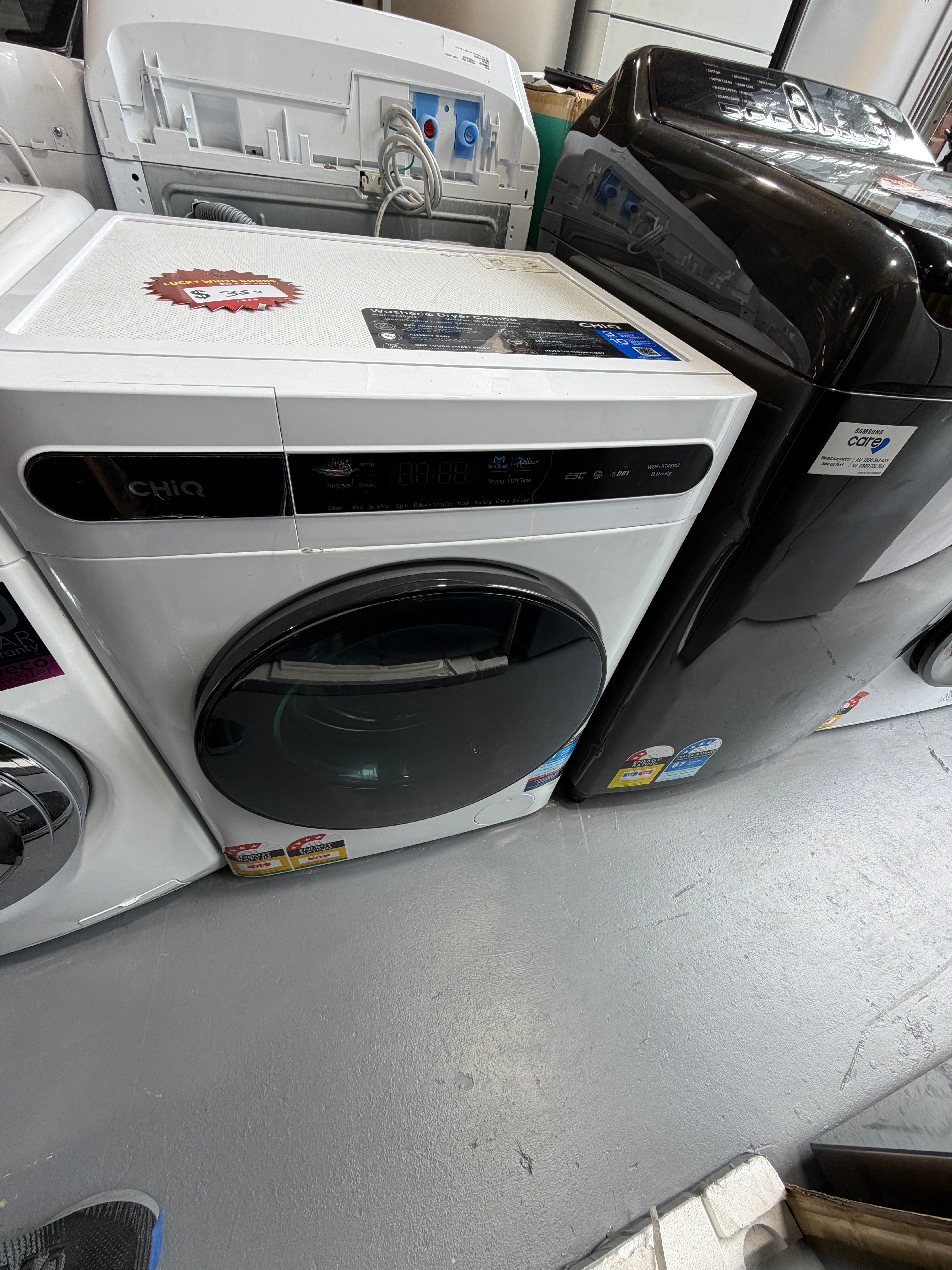 Refurbished Chiq 8.5 kg front loader washer | ALEXANDRIA