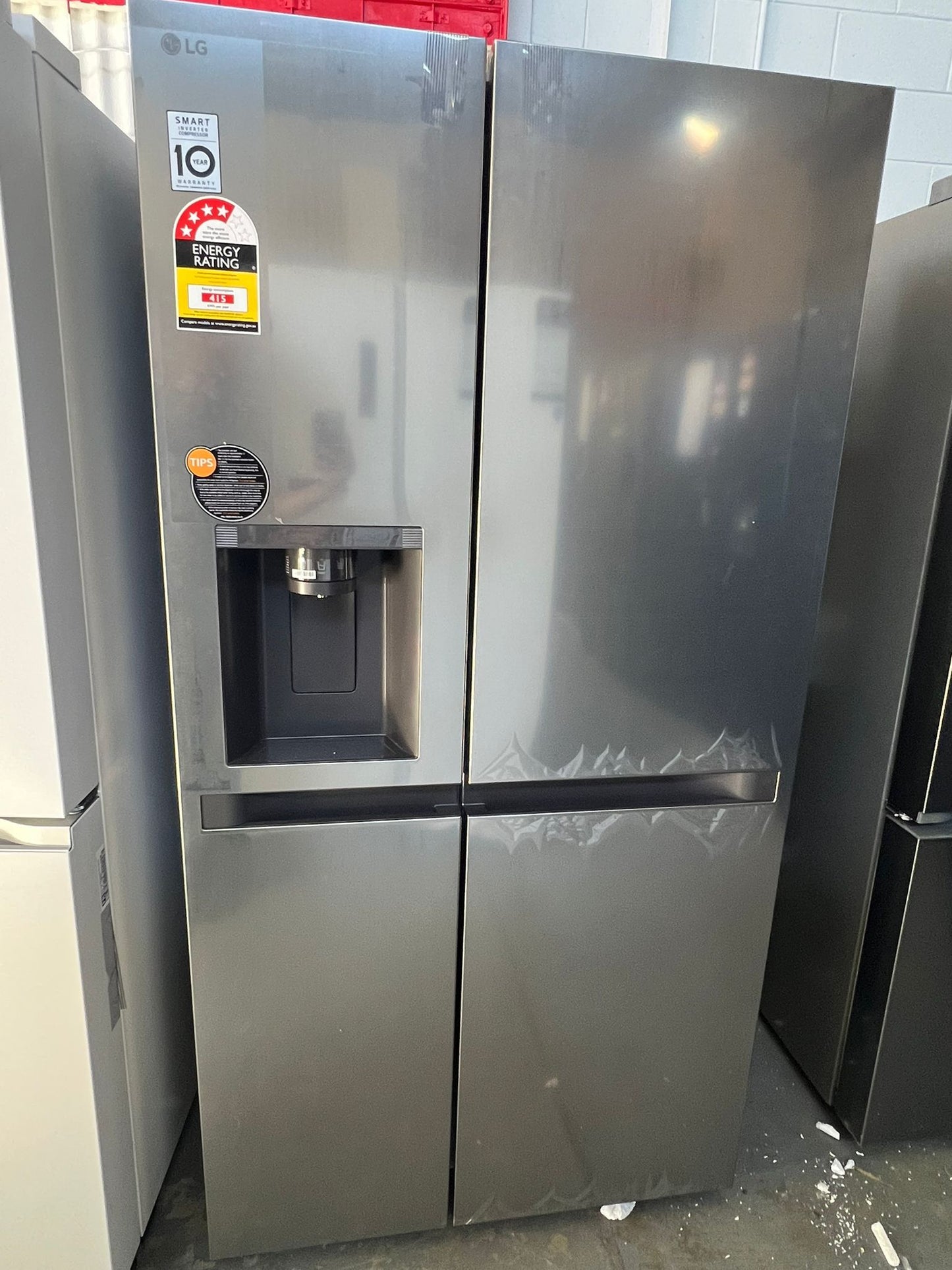 LG 641 L Side by Side Fridge Freezer | ADELAIDE