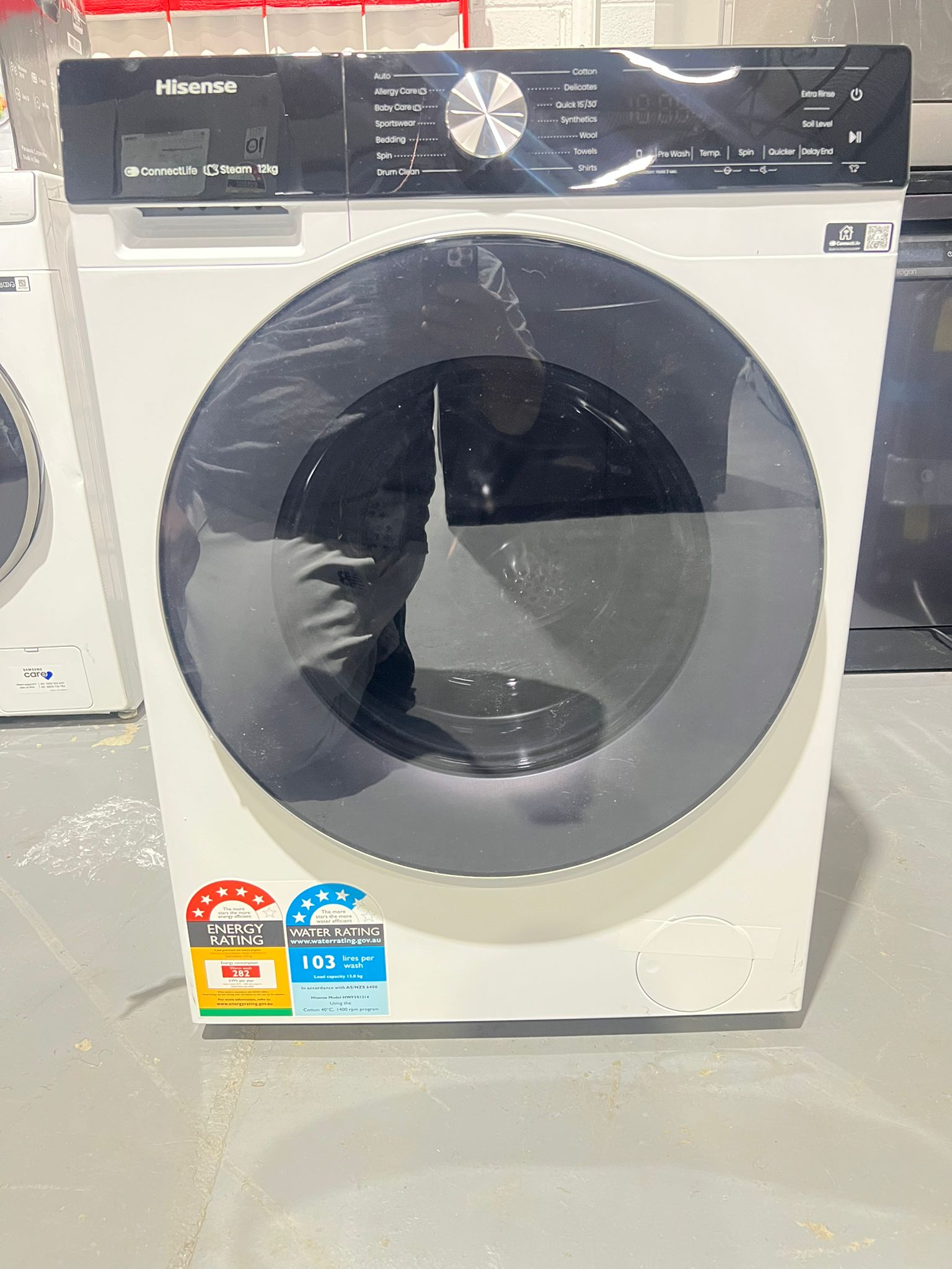 Factory Seconds Hisense 12 kg Washing Machine – HWF5S1214