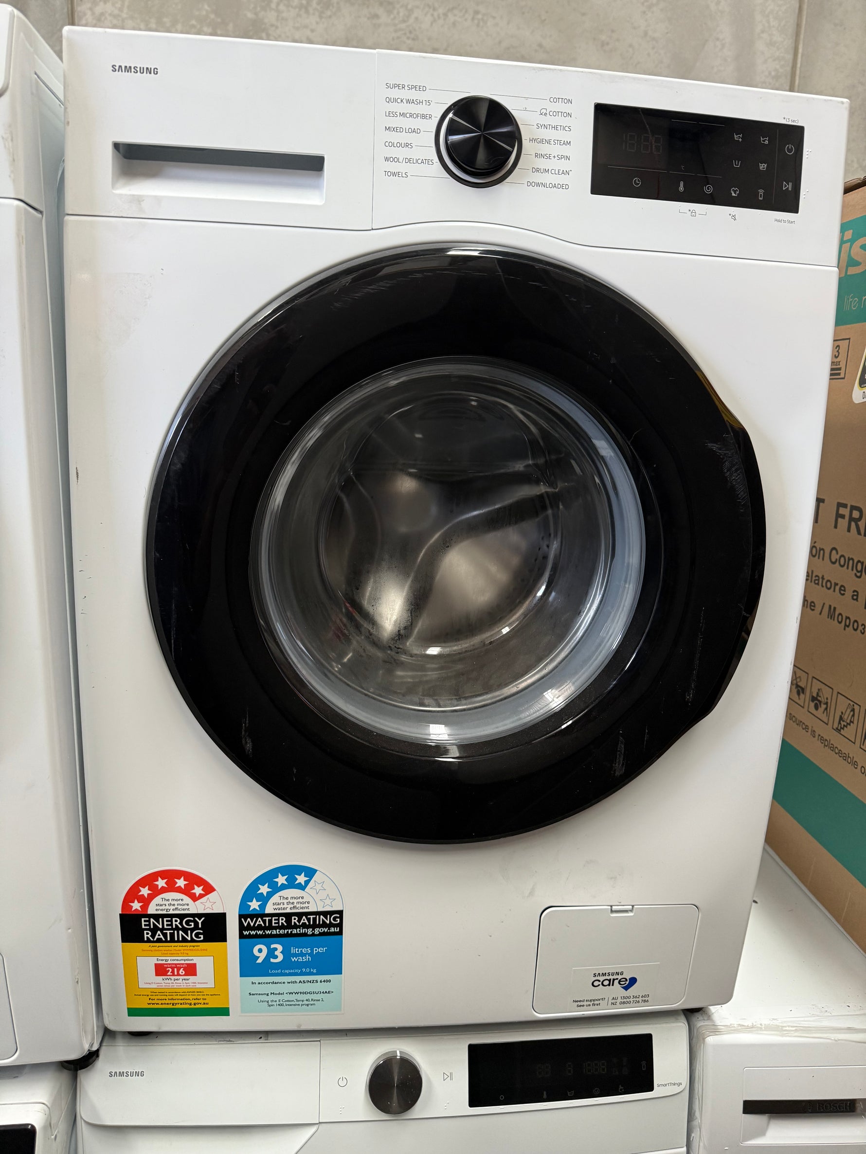 Samsung 9kg Front Load Washing Machine – Refurbished | WW90DGSU34AE