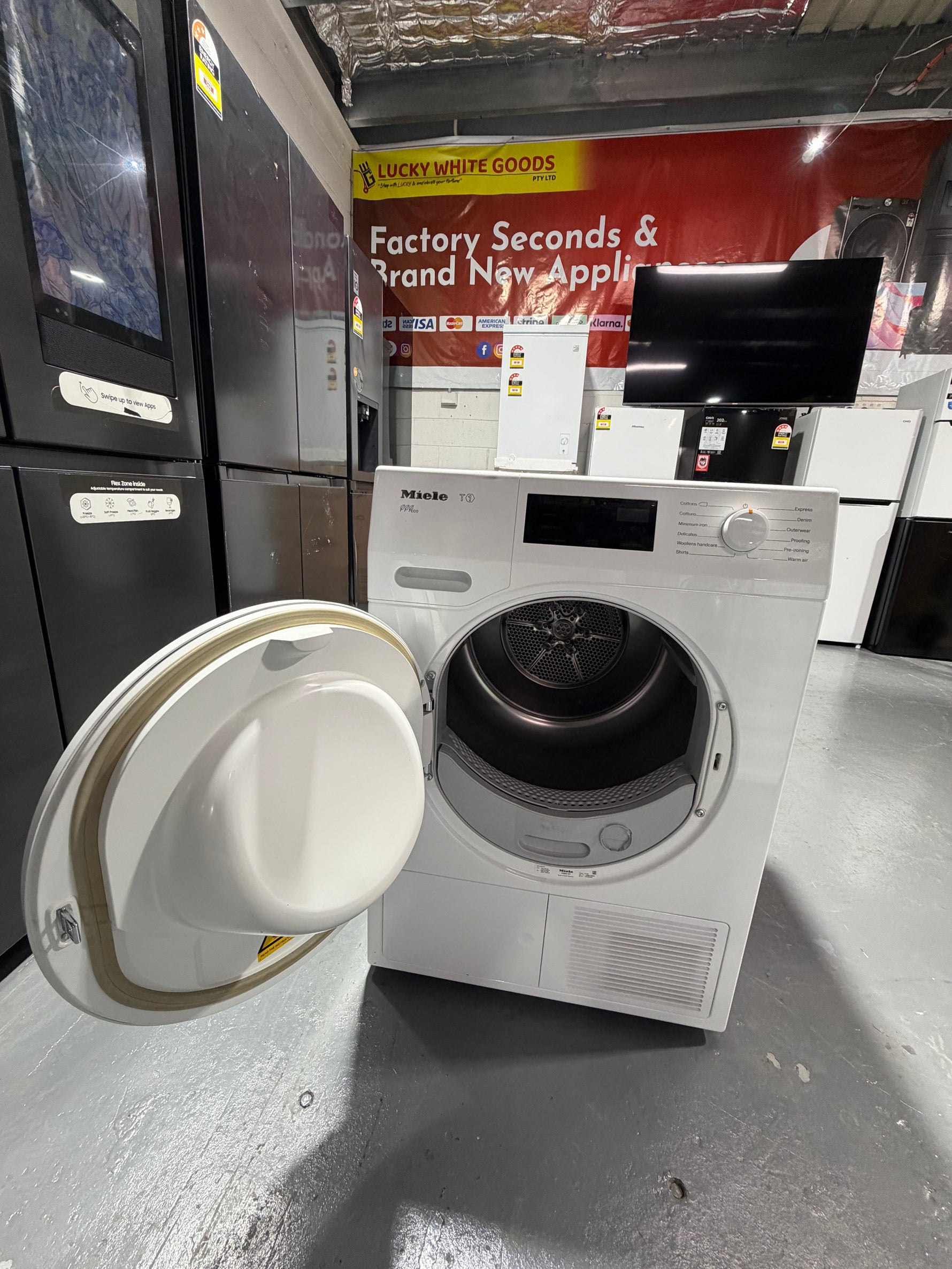 Refurbished Miele 7 kg Heat Pump Dryer Model No -TCE630WP