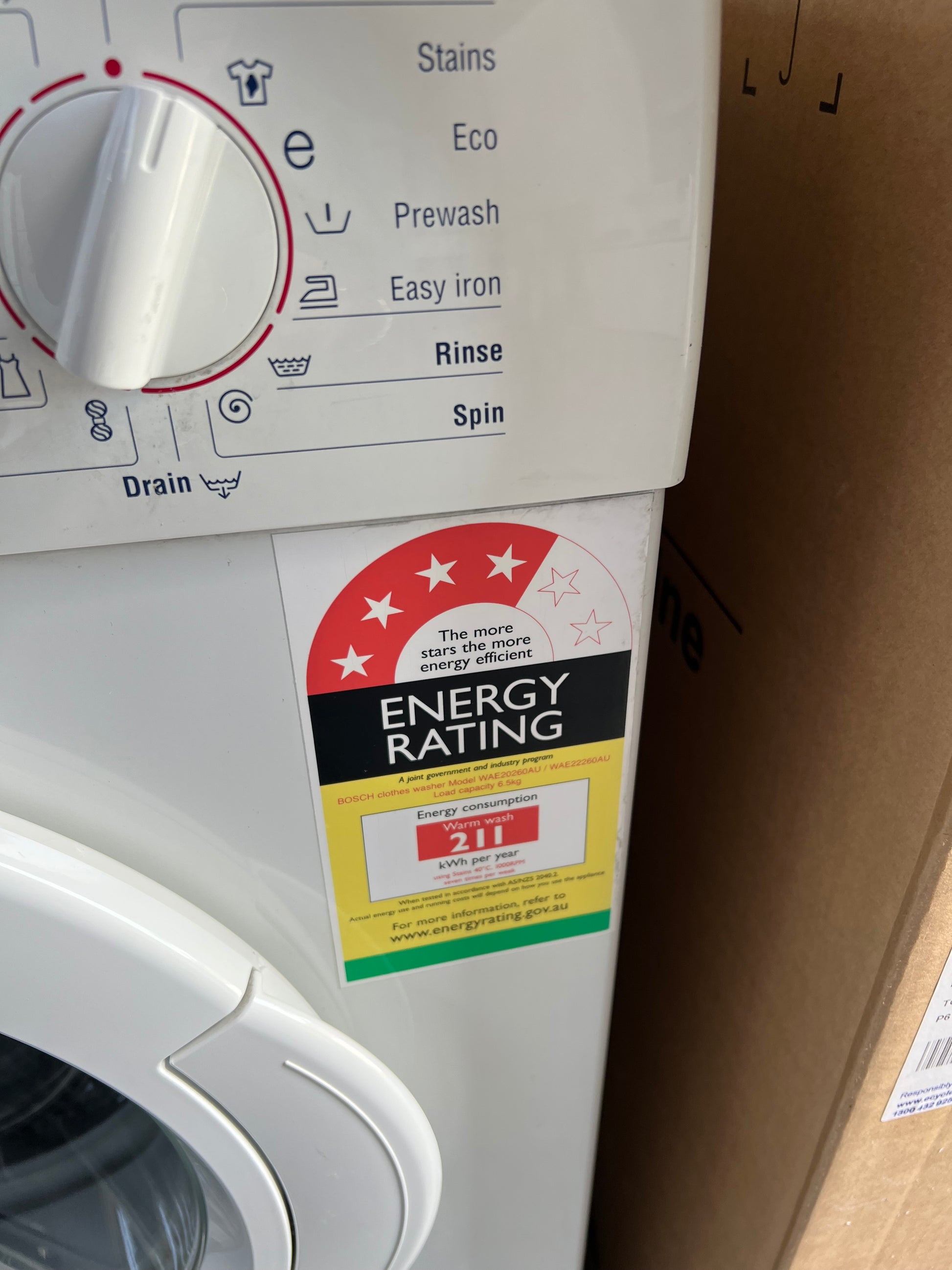 Refurbished Bosch 6.5 Kg Washing Machine | ADELAIDE