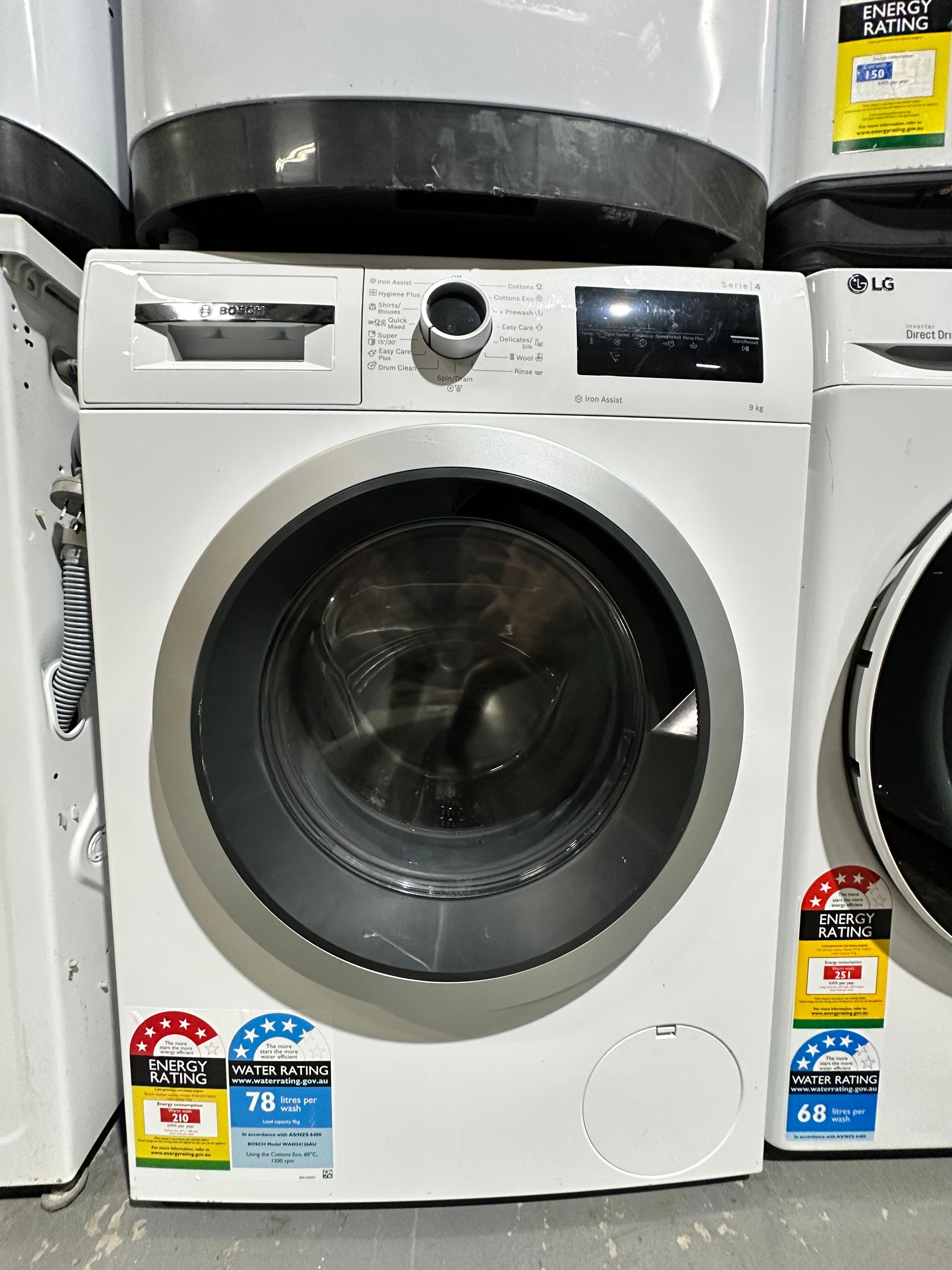 Bosch Series 4 9kg Front Load Washer – Refurbished