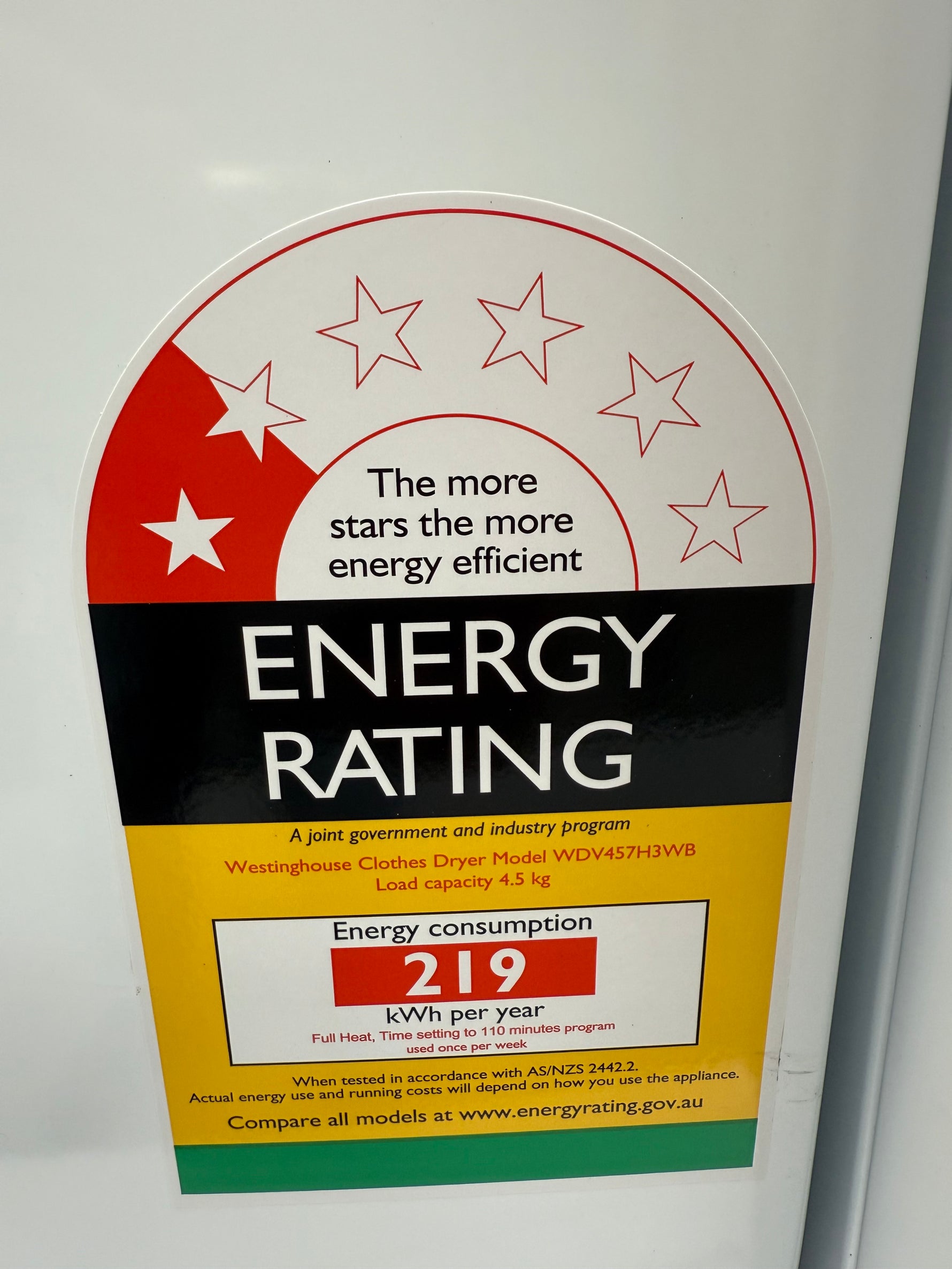 Westinghouse 4.5kg Top Load Washing Machine – Factory Seconds | WDV457H3WB