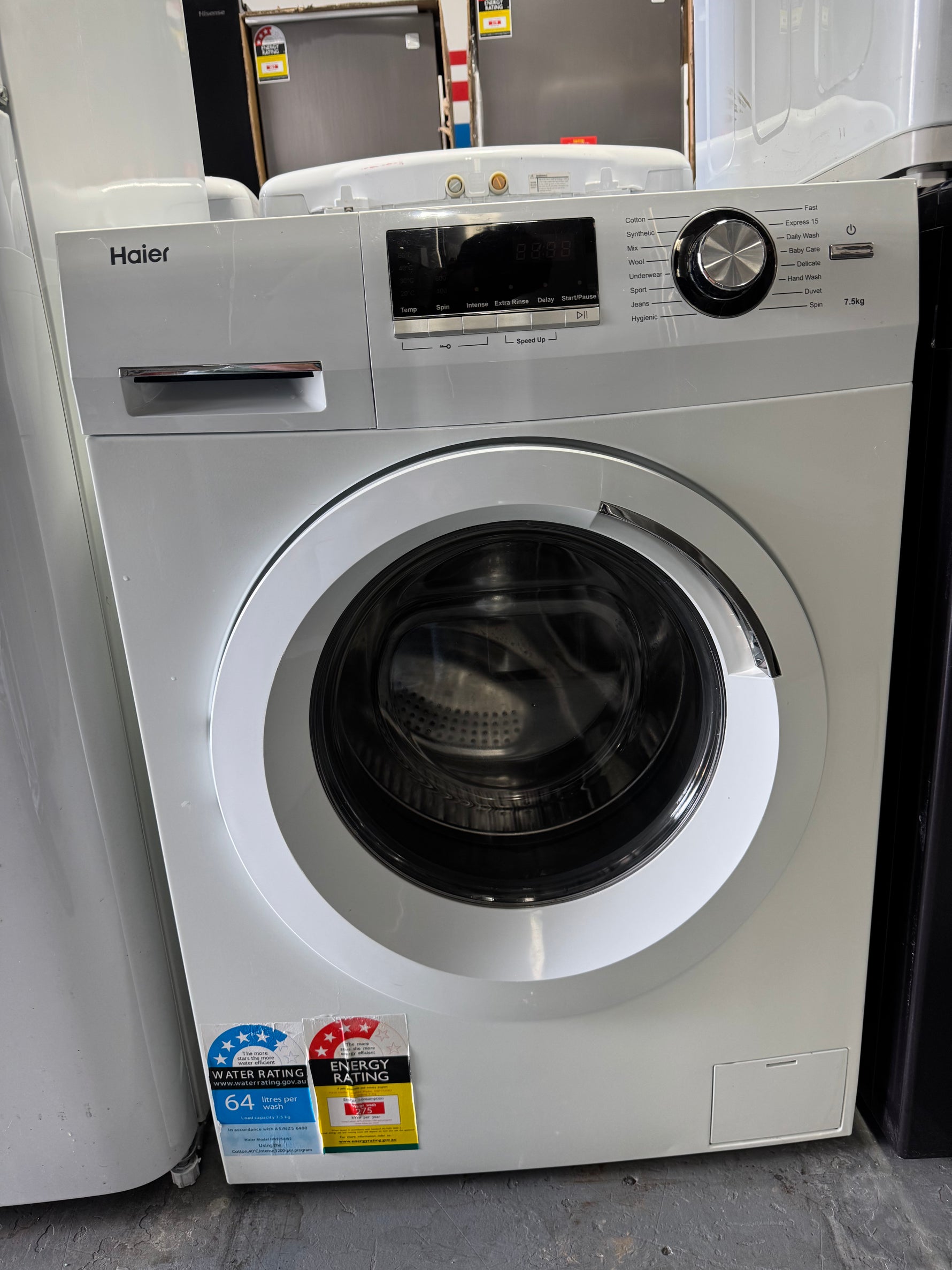 Refurbished Haier 8kg washing machine