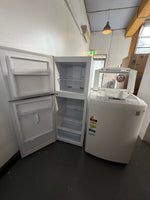 Refurbished combo Chiq 202 ltr Top mount fridge freezer And Lg 8 kg top loader washer | ALEXANDRIA