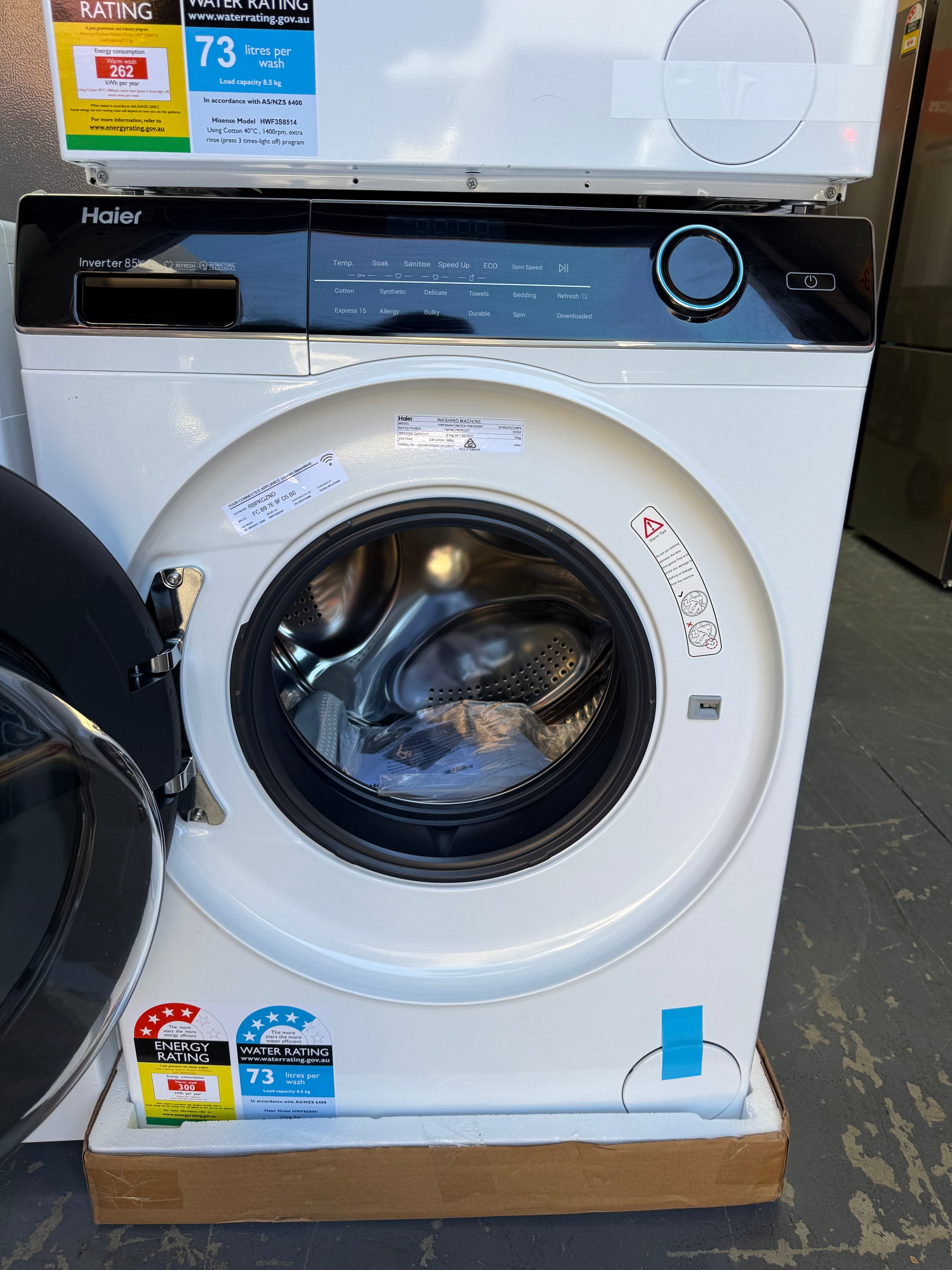 Haier 8.5kg Front Load Washing Machine – Factory Seconds | HWF85ANI