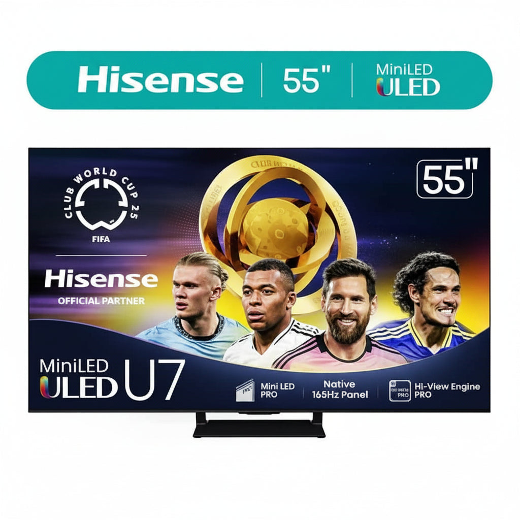 Hisense 55″ ULED Mini‑LED 4K QLED Smart TV 55U7NAU– Refurbished | | MELBOURNE