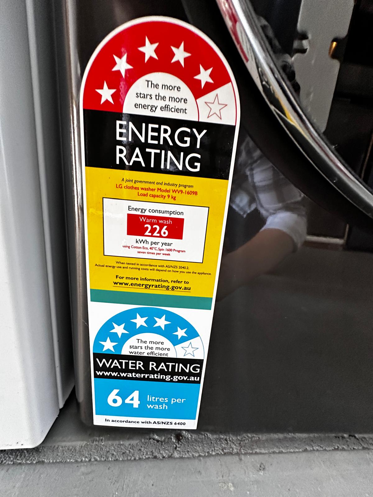 Hisense 503L Bottom Mount Fridge Freezer HRBM503S – LG 9kg Front Load Washer WV9-1609B – Near to New – Combo | ADELAIDE