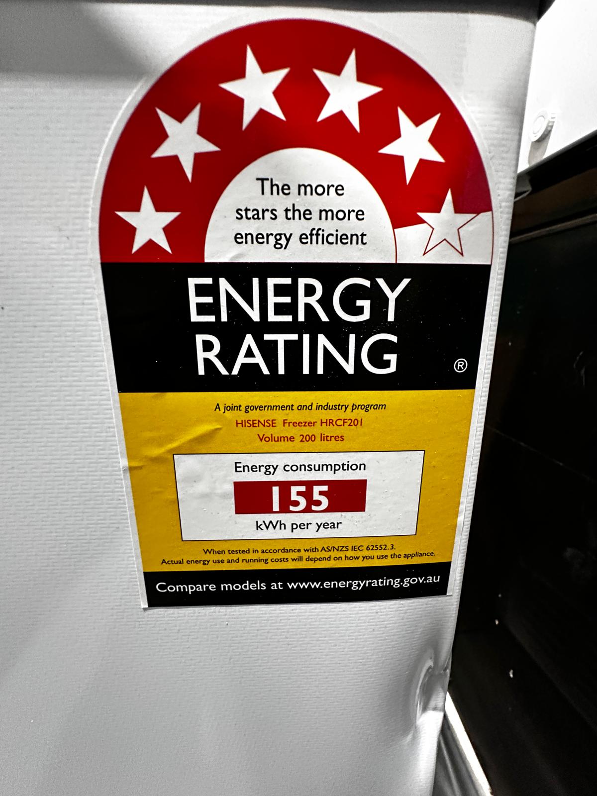 Factory Second – Hisense HRCF201 200L Hybrid Chest Freezer | ADELAIDE