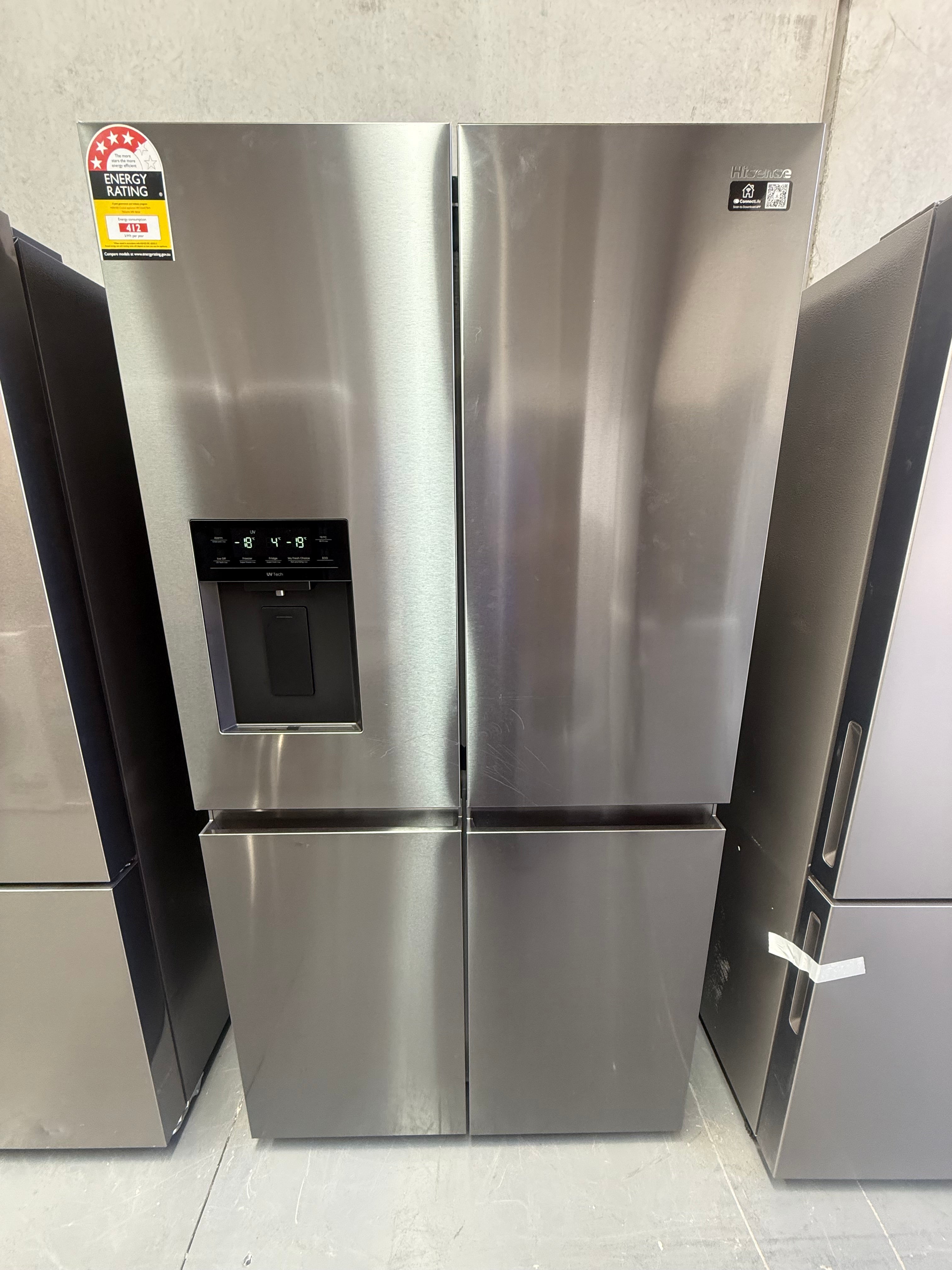 Hisense 640L French Door Fridge – Near to New | HRCD640TBW