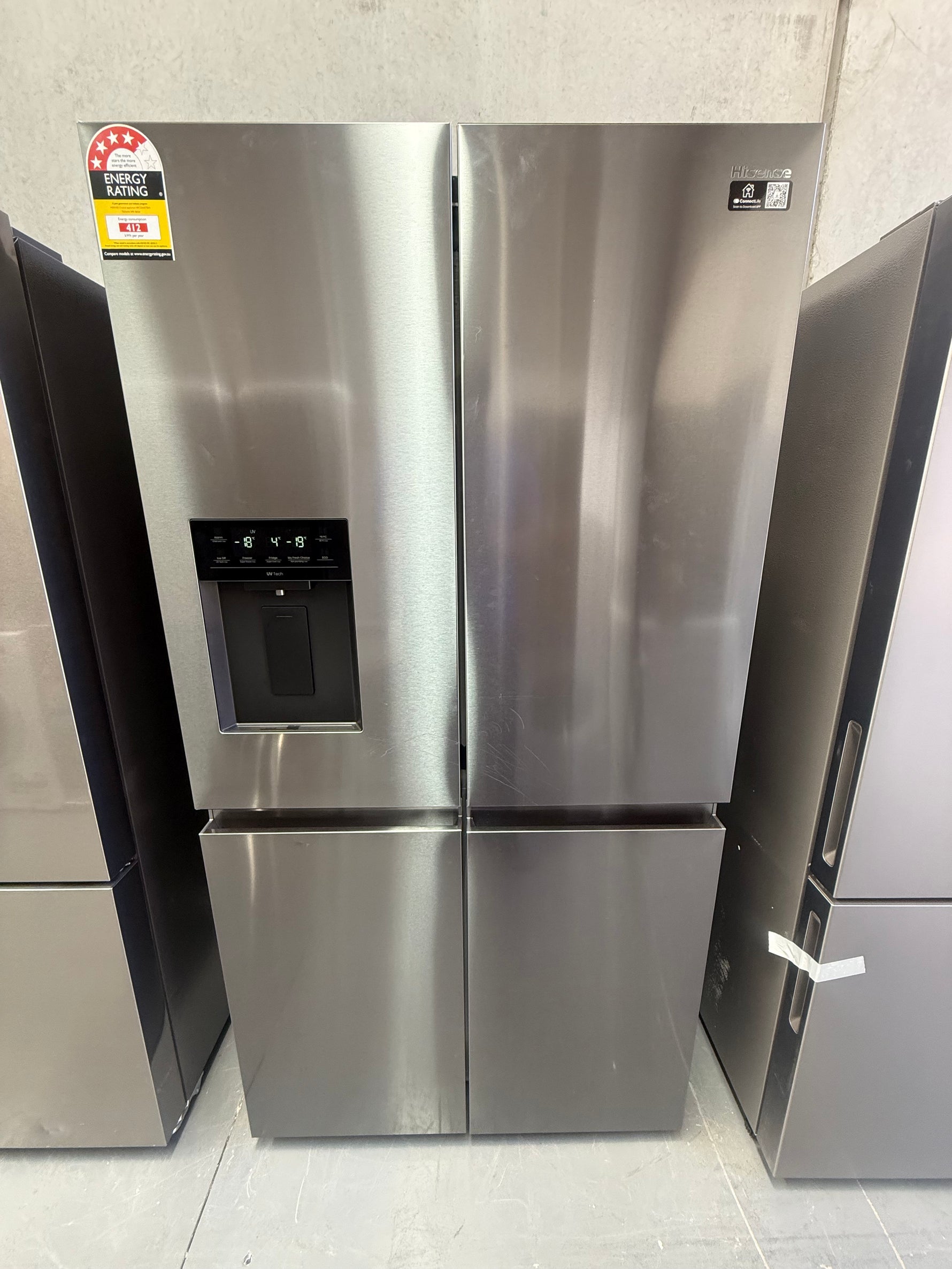 Hisense 640L French Door Fridge – Near to New | HRCD640TBW