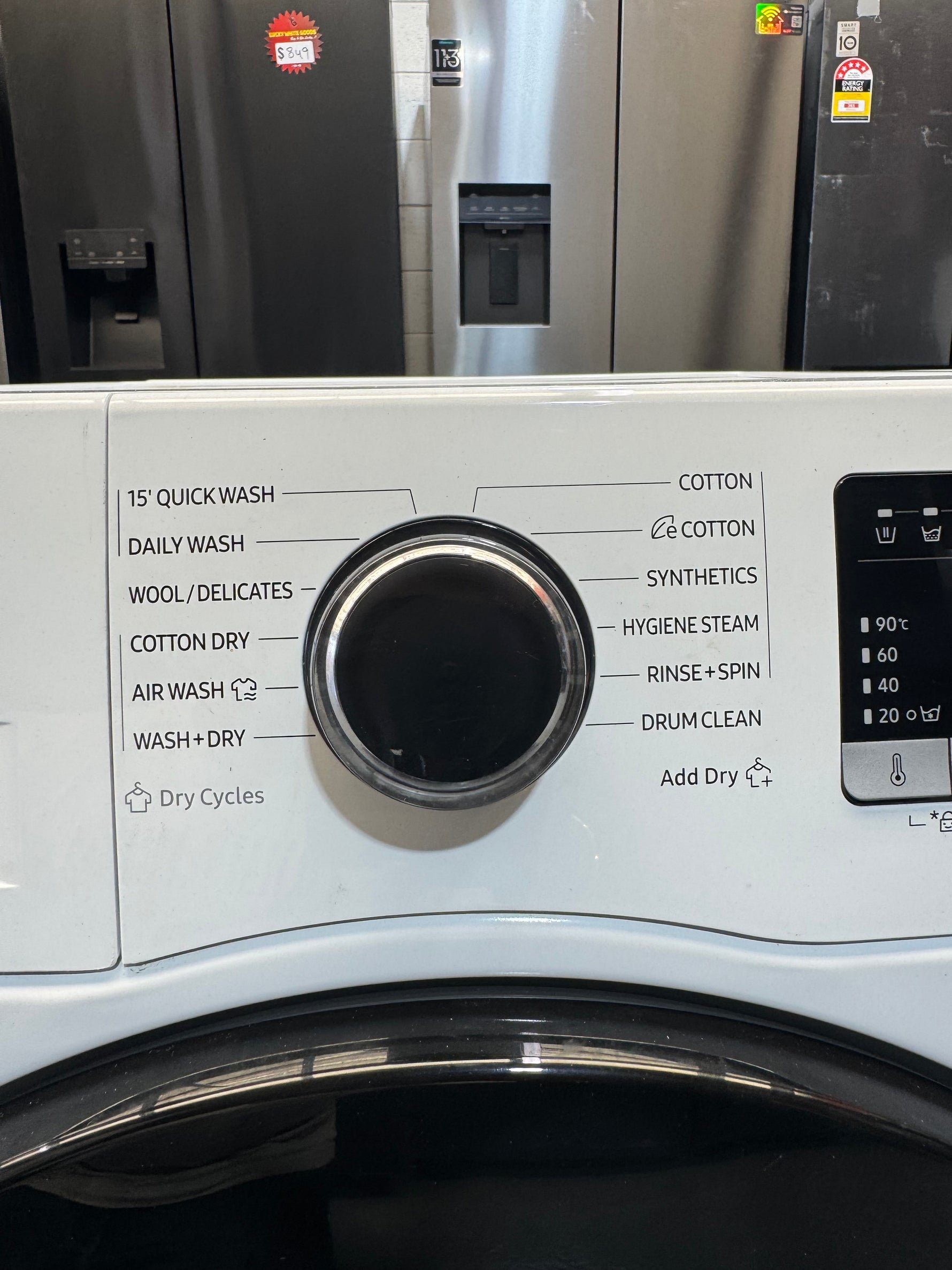 Samsung 8.5kg/6kg Washer Dryer Combo WD85T4046CE