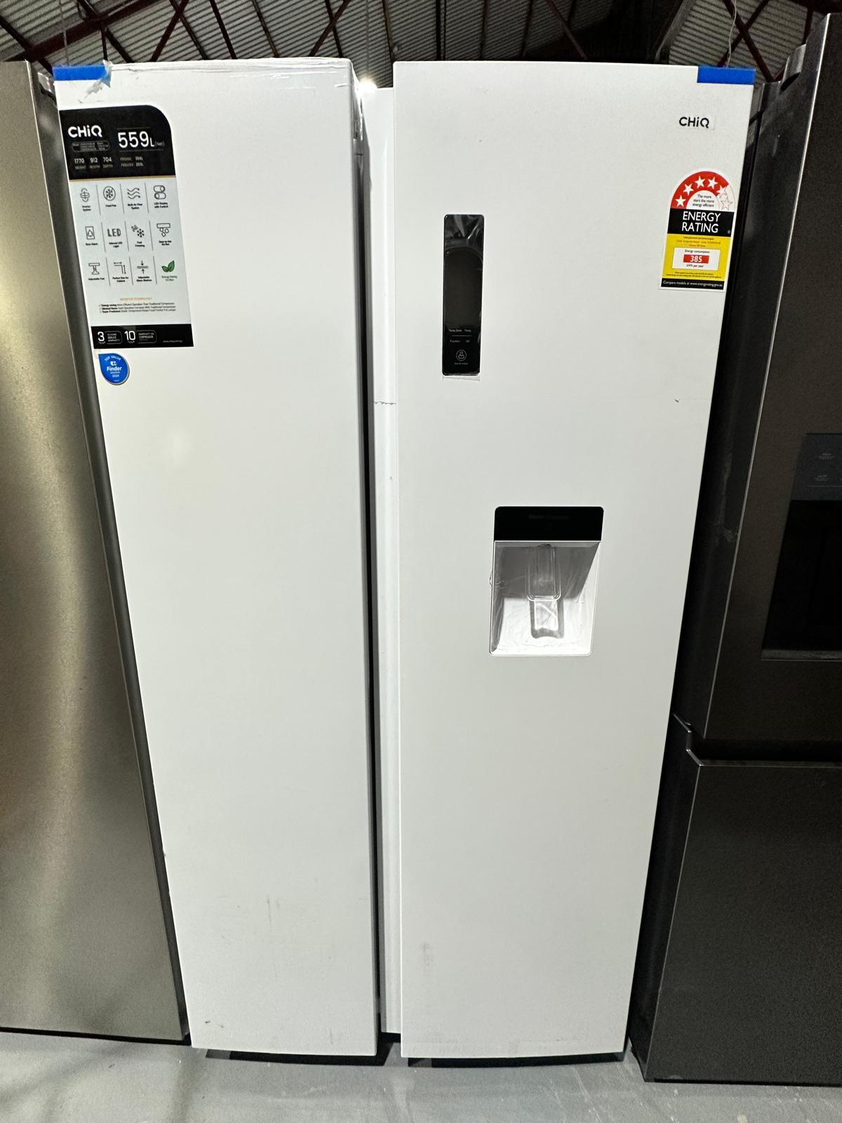 CHiQ 559L Side by Side Fridge Freezer – Near New