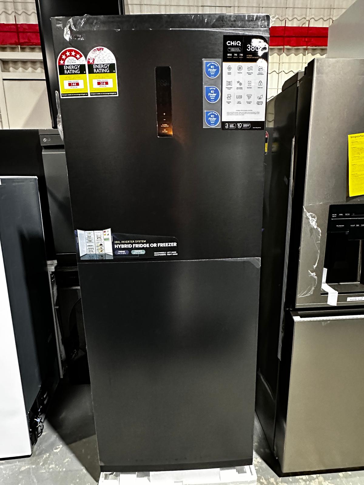 CHiQ 380 L Vertical Hybrid Fridge Freezer – Factory Second | ADELAIDE