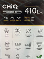 Refurbished Chiq 410L fridge freezer