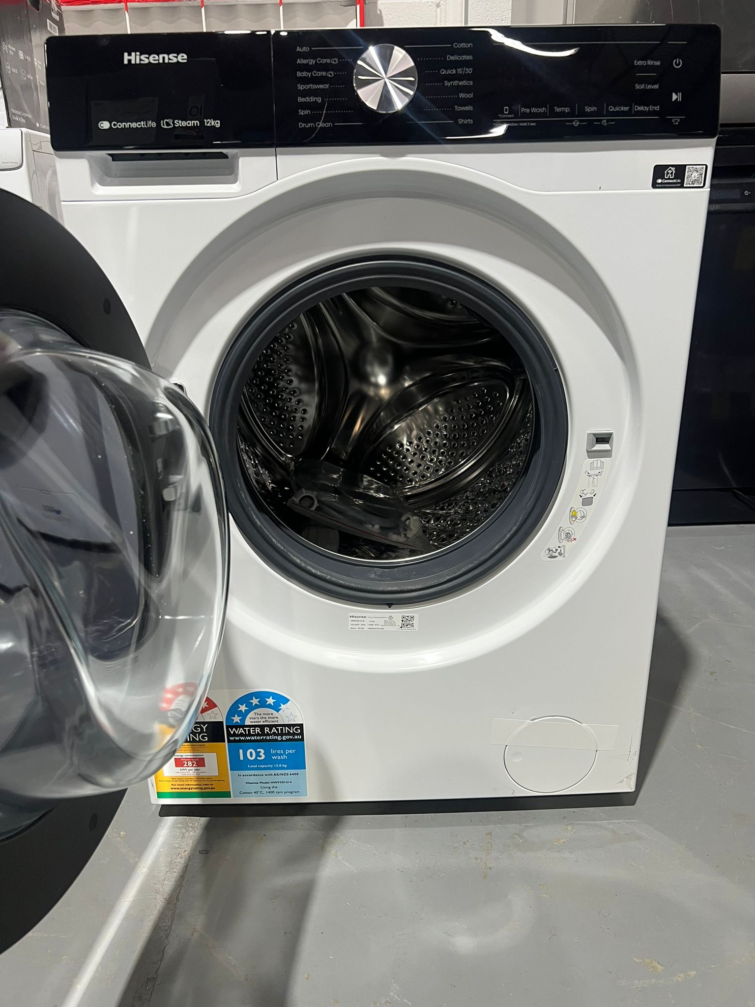 Factory Seconds Hisense 12 kg Washing Machine – HWF5S1214