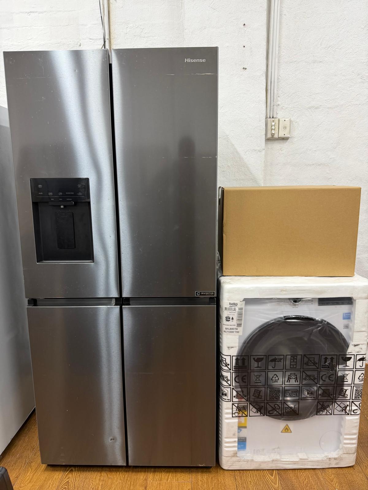 Hisense 483L Fridge Freezer + Beko 8kg Washing Machine + Panasonic Microwave – Combo Deal | Reservoir