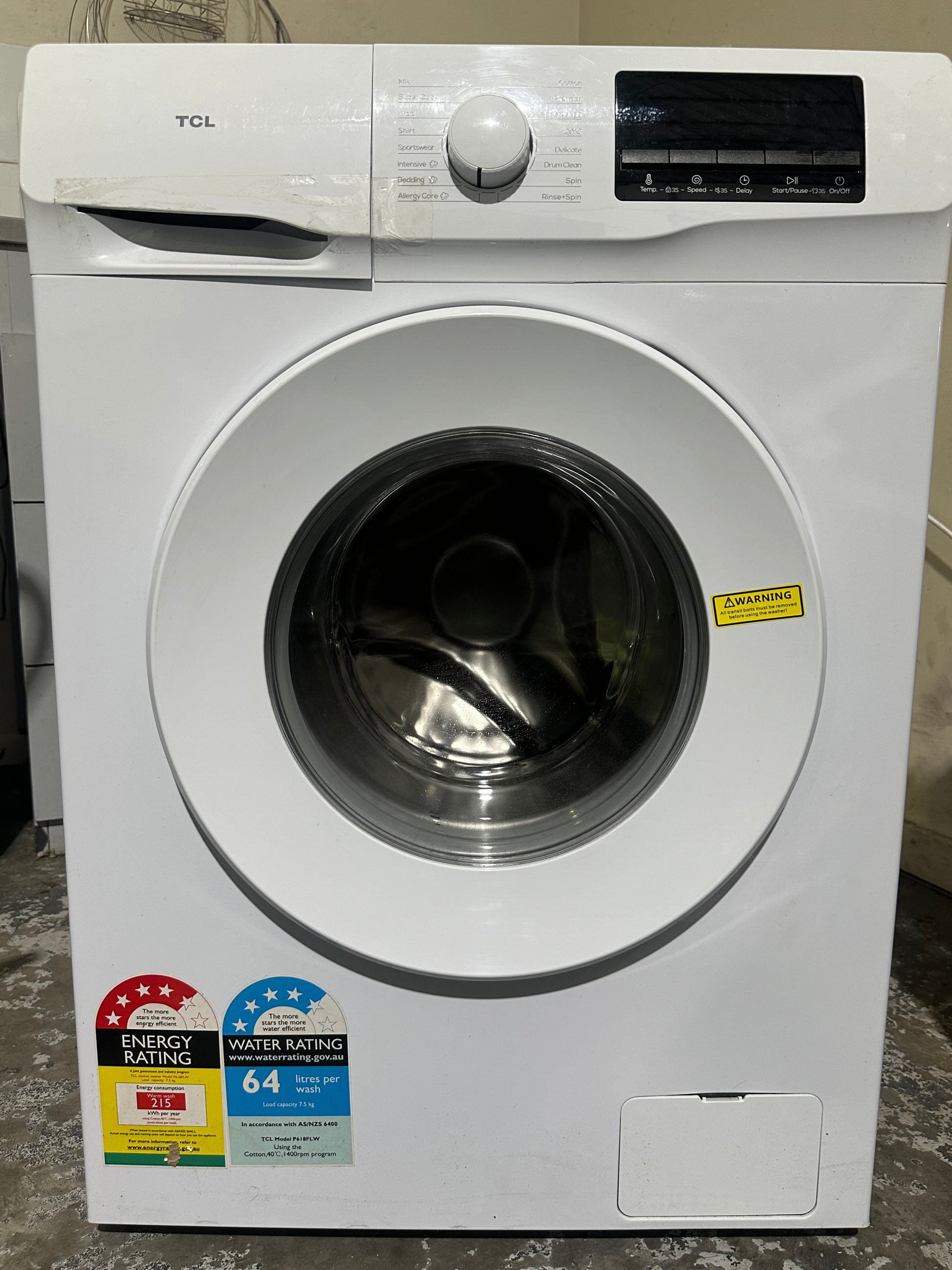 Factory Seconds TCL 7.5Kg Washer | BRISBANE