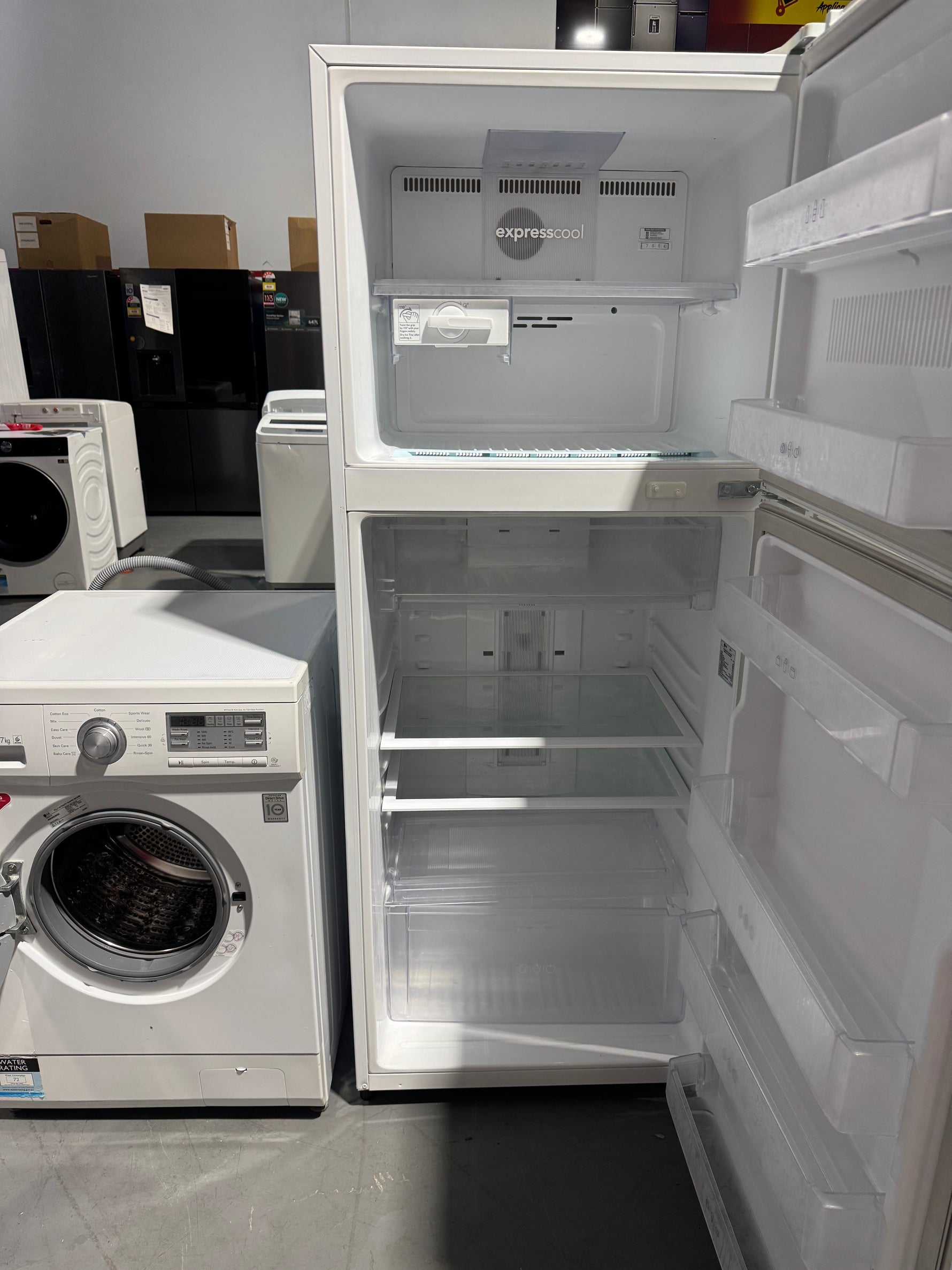 LG 441 litres fridge freezer and LG 7kg washing machine | PERTH