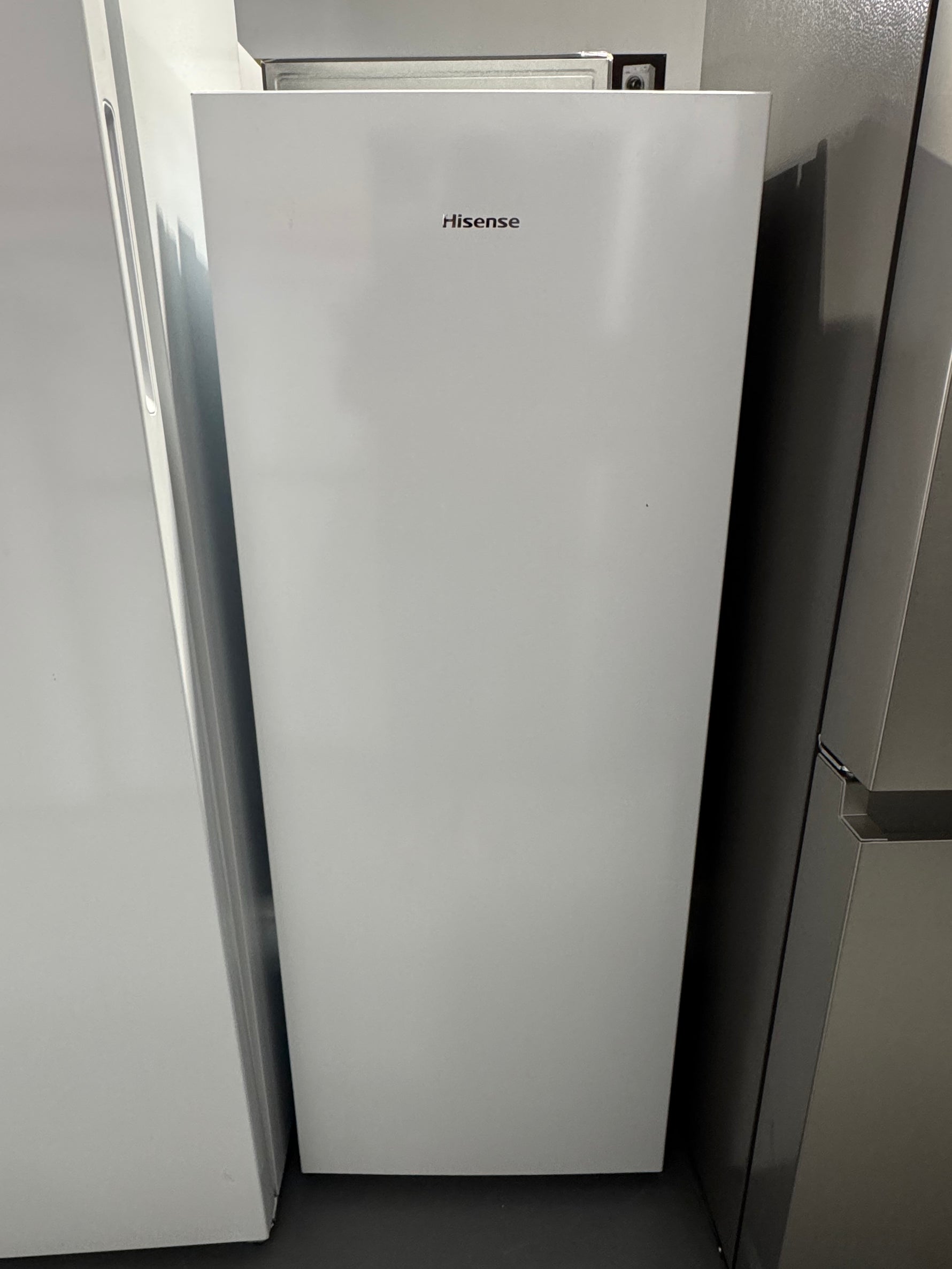 Refurbished Hisense 155 litres upright freezer