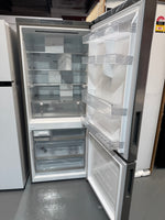 Factory Seconds LG 420L Bottom Mount Fridge Stainless Steel GB-455PL
