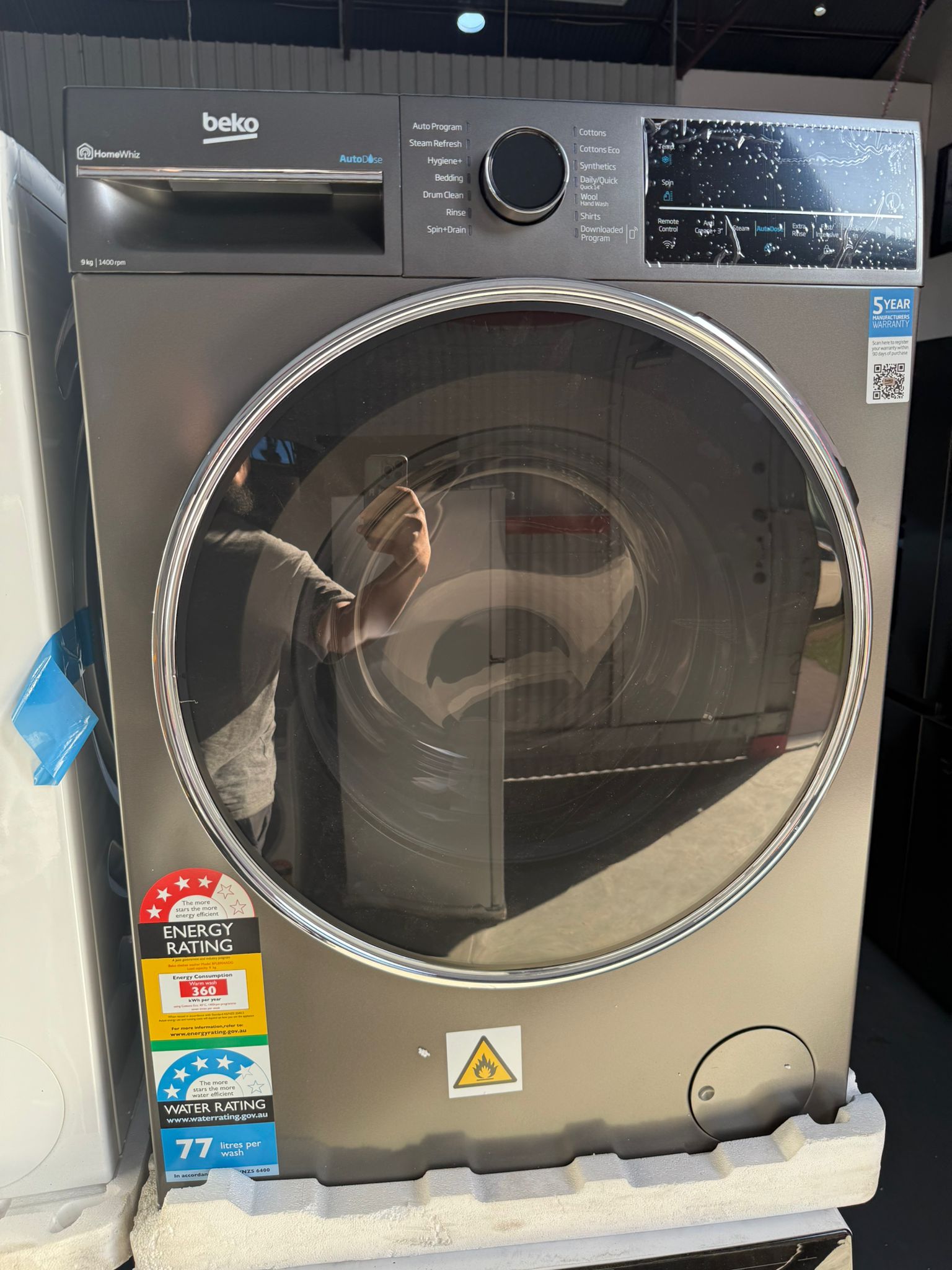 Factory Second Beko 9 kg Washing Machine | ADELAIDE