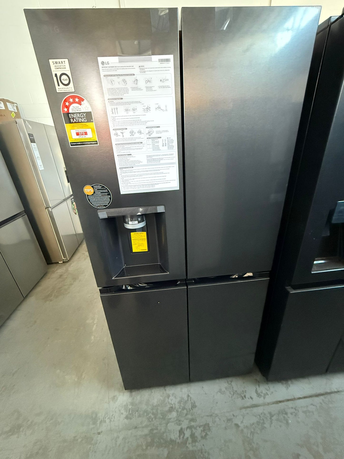 Factory Second LG 506 L Fridge Freezer (HF-L500MBL) | ADELAIDE