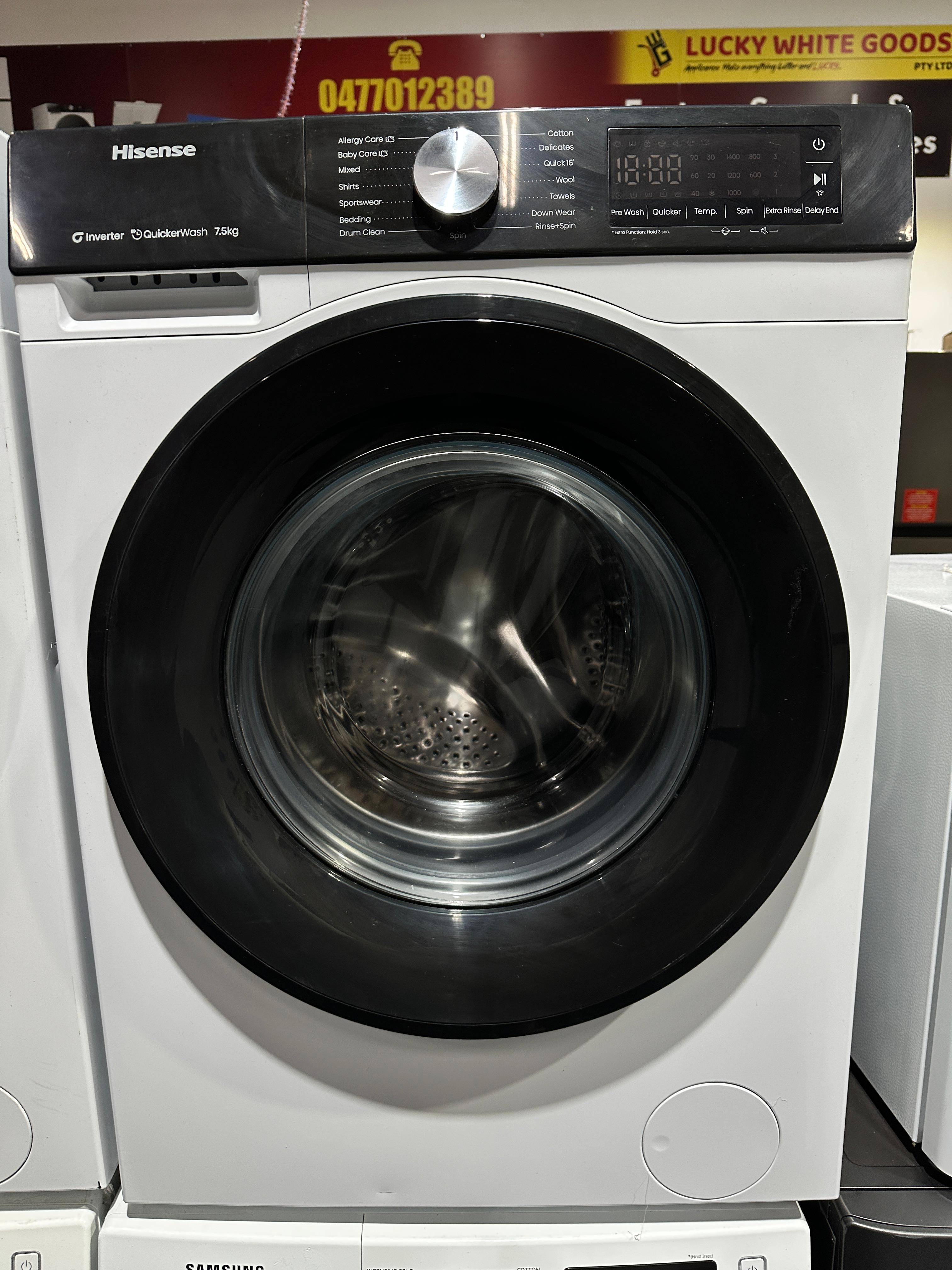 Refurbished Hisense 7.5kg Front Load Washing Machine | ADELAIDE