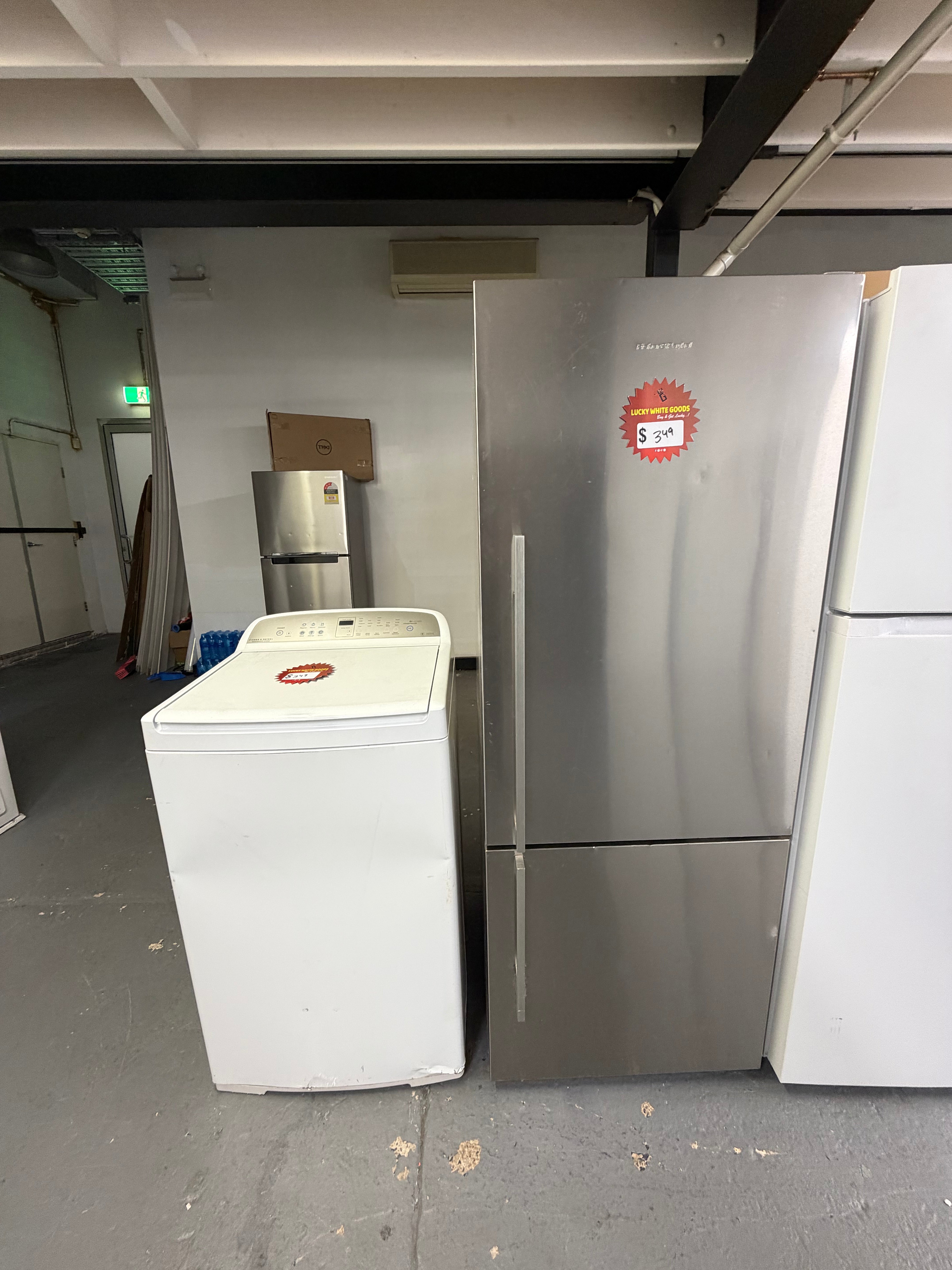 Refurbished Fisher and Paykel 402 ltr fridge freezer & Fisher  and Paykel 8 kg Top loader washer | ALEXANDRIA