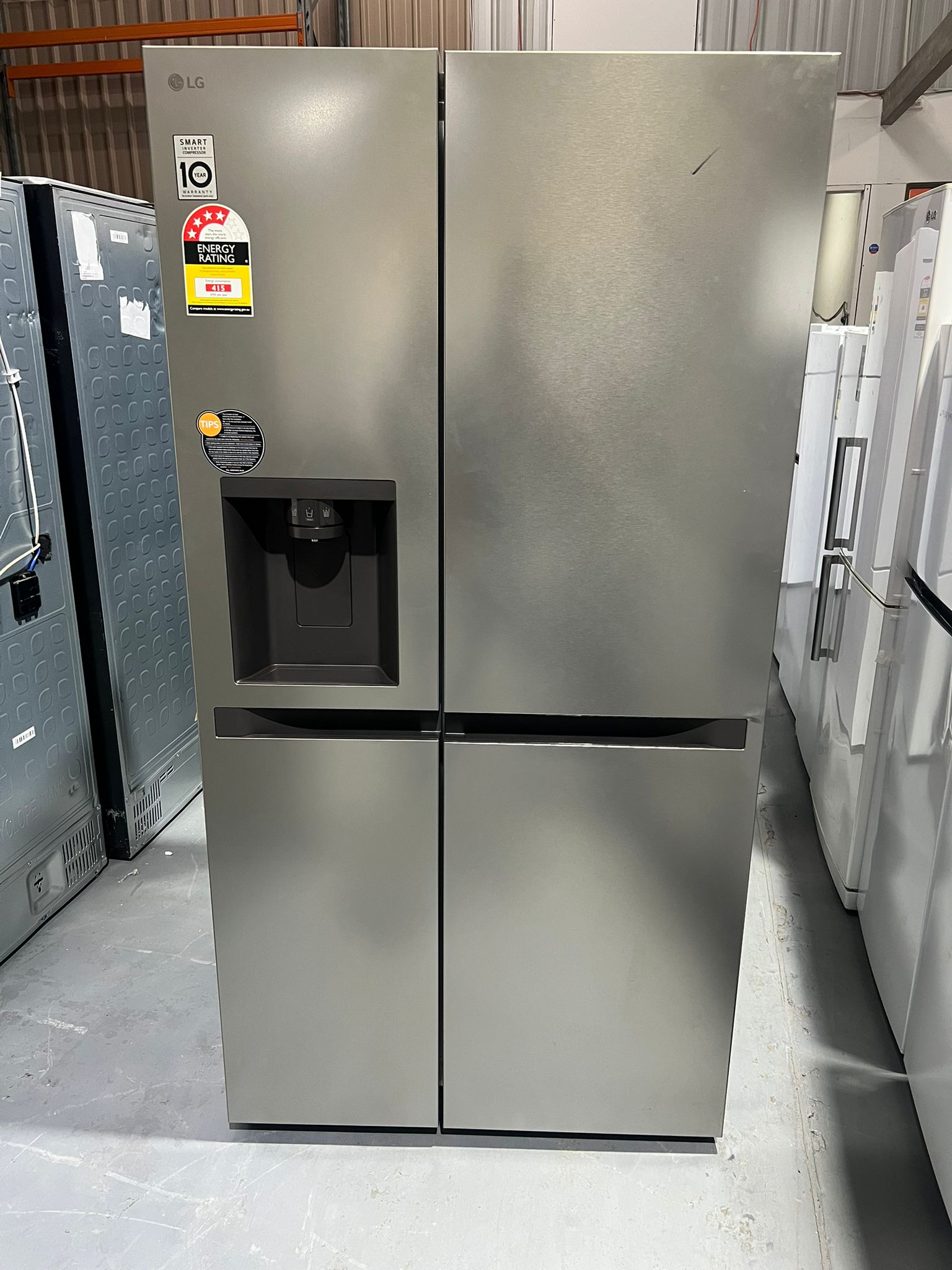 Factory Seconds LG 641 L Side by Side Refrigerator – GS‑N599PL