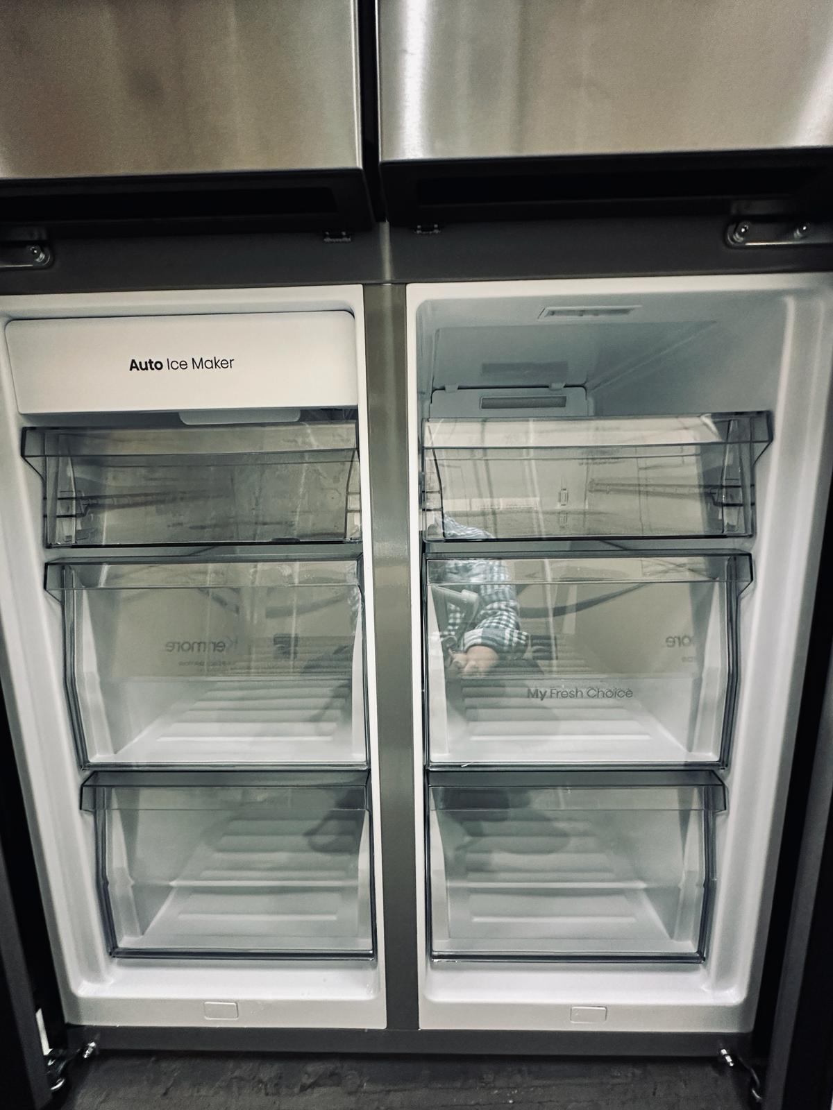 Hisense 483L Quad Door Fridge Freezer with Non-Plumbed Water & Ice – Refurbished | ADELAIDE
