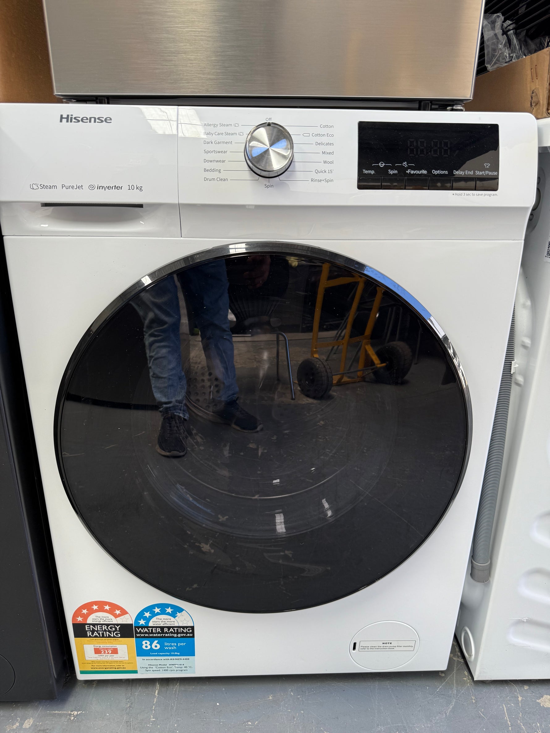 Hisense 10kg Front Load Washing Machine – Refurbished | HWFY1014