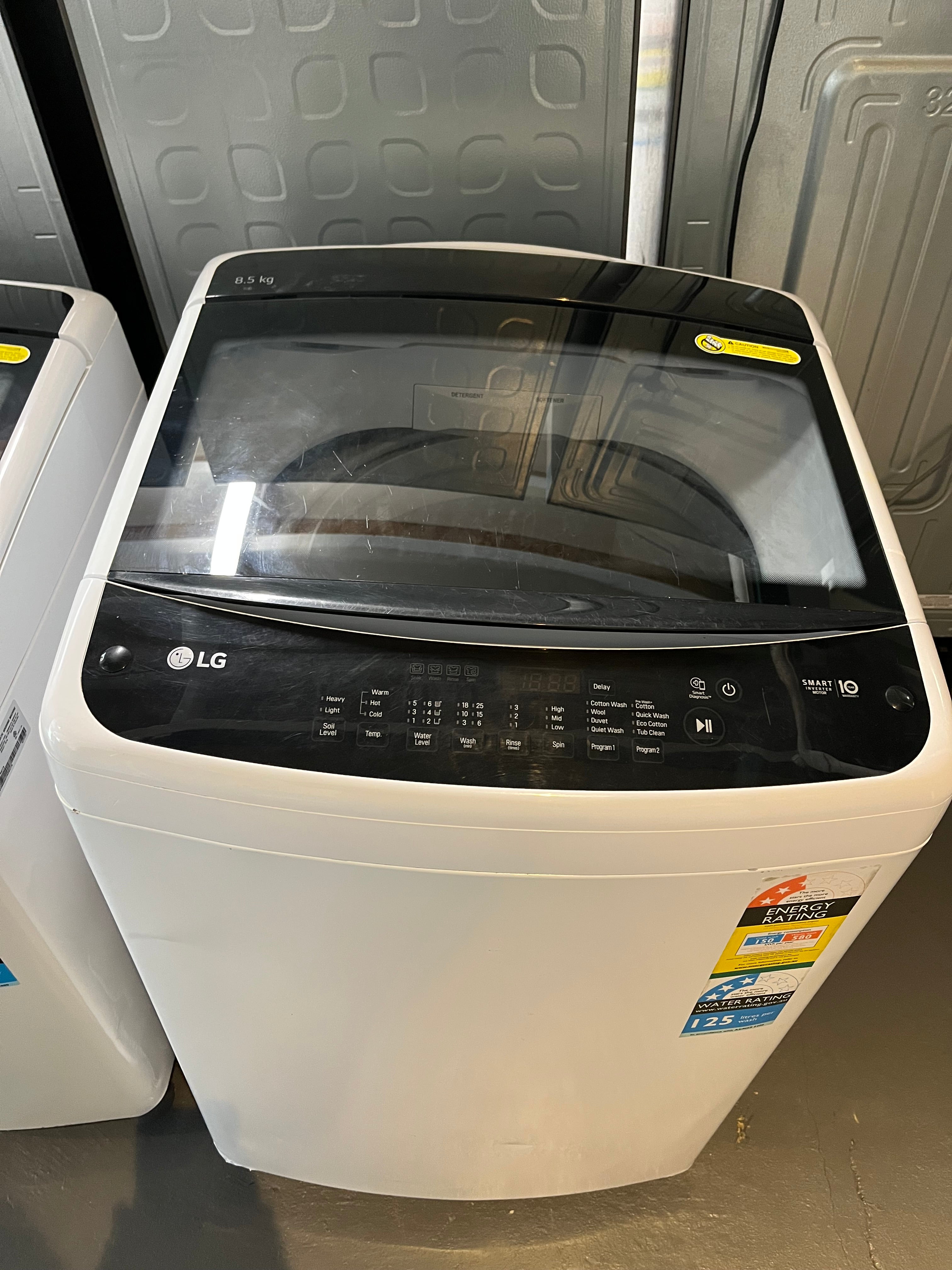Refurbished Lg 8.5 kg top loader washer