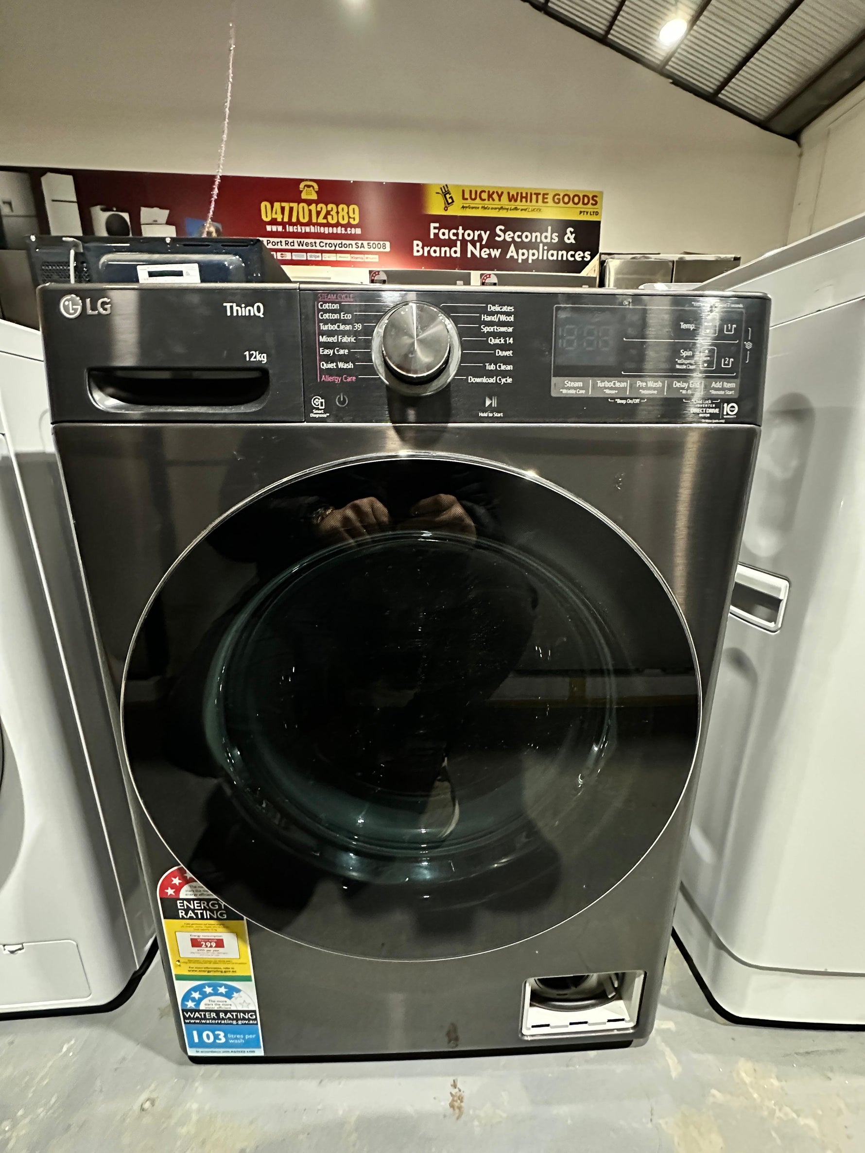 LG 12kg Front Load Washer – Refurbished