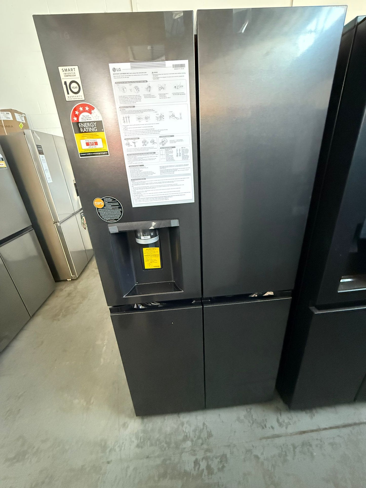 Factory Second LG 506 L Fridge Freezer (HF-L500MBL) | ADELAIDE