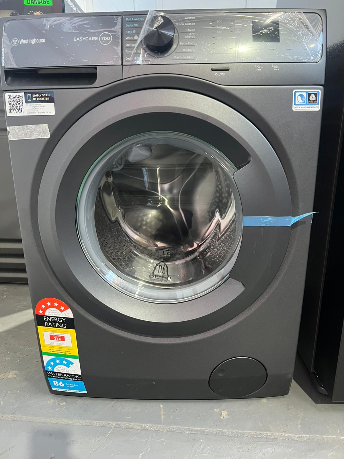 Factory Seconds Westinghouse 680 Litres quad Door Fridge Freezer WQE6170BB AND WESTINGHOUSE 10 Kgs Washing Machine WWF1044M7SA