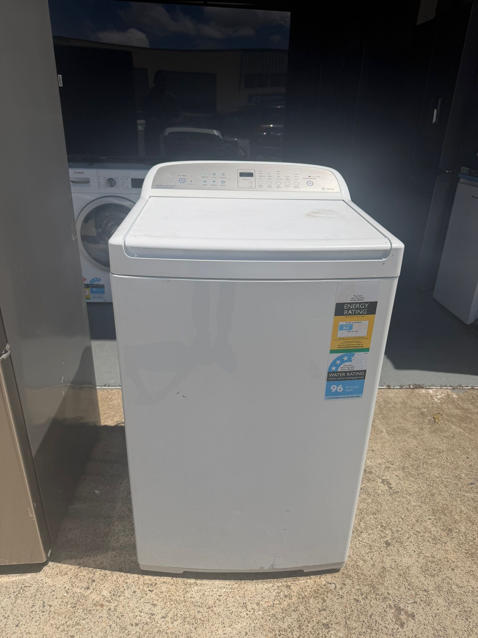 Refurbished Combo – Westinghouse 380L Fridge + Fisher & Paykel 8.5KG Top Loader Washer | BRISBANE