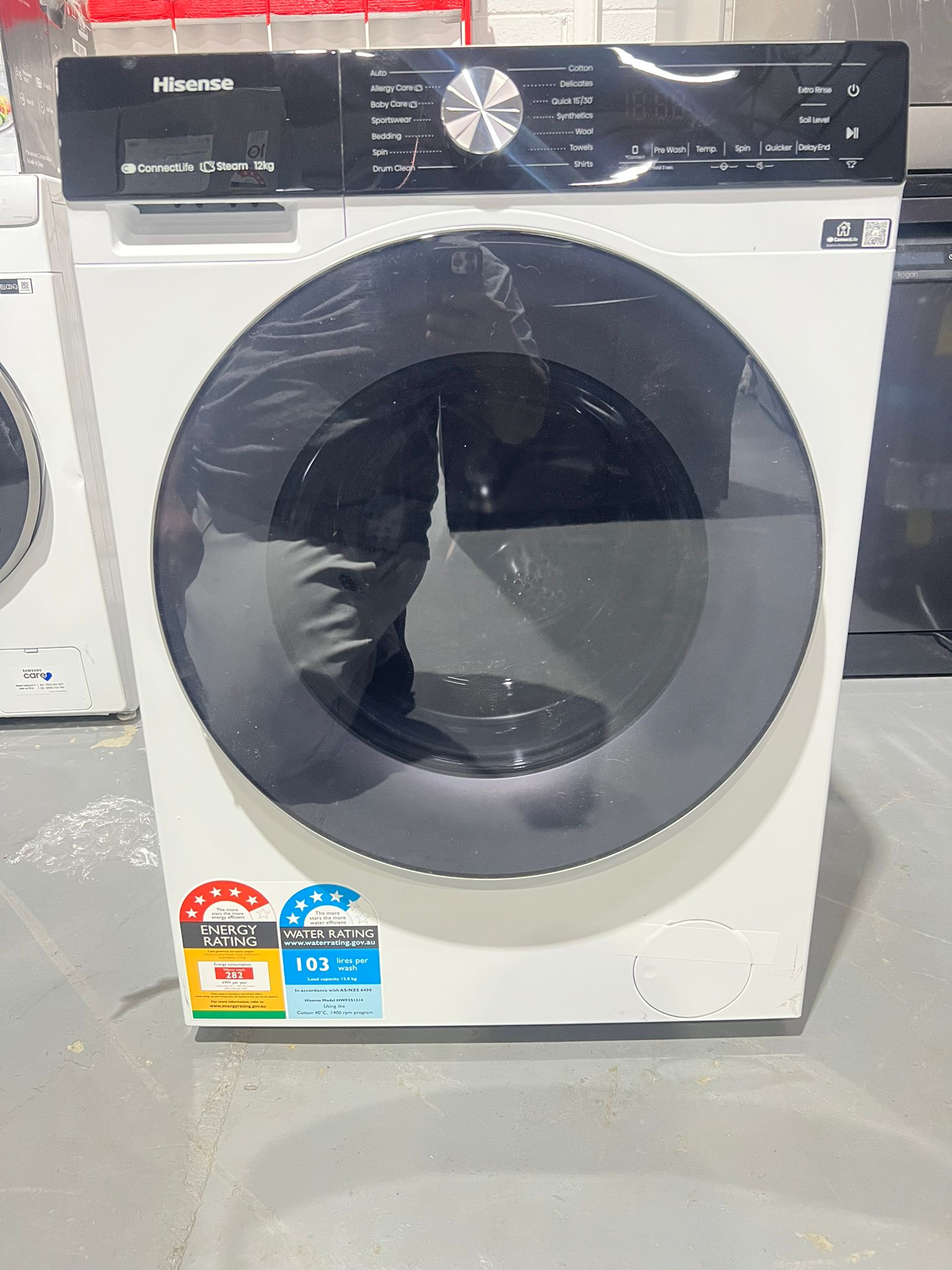 Factory Seconds Hisense 12 kg Washing Machine – HWF5S1214