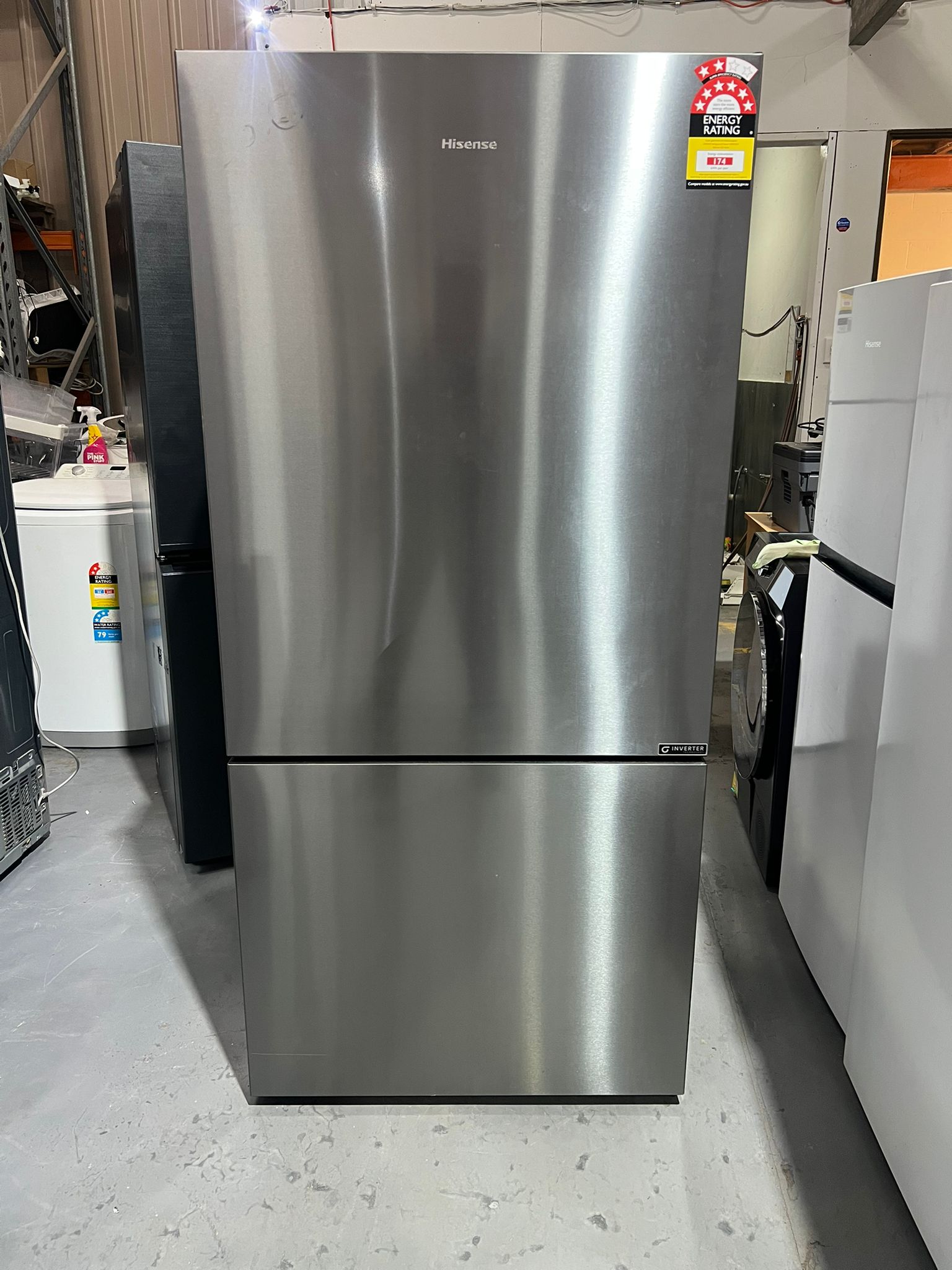 Factory Seconds Hisense 503 L Bottom Mount Fridge Freezer – HRBM503E