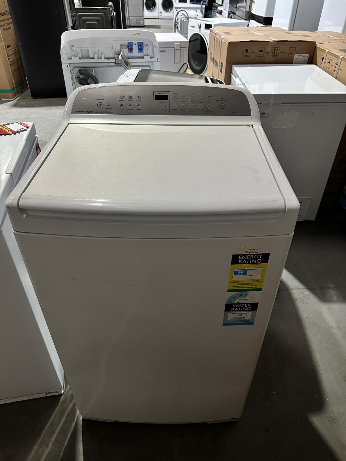 Refurbished Fisher & Paykel 8kg Top Load Washer | ADELAIDE