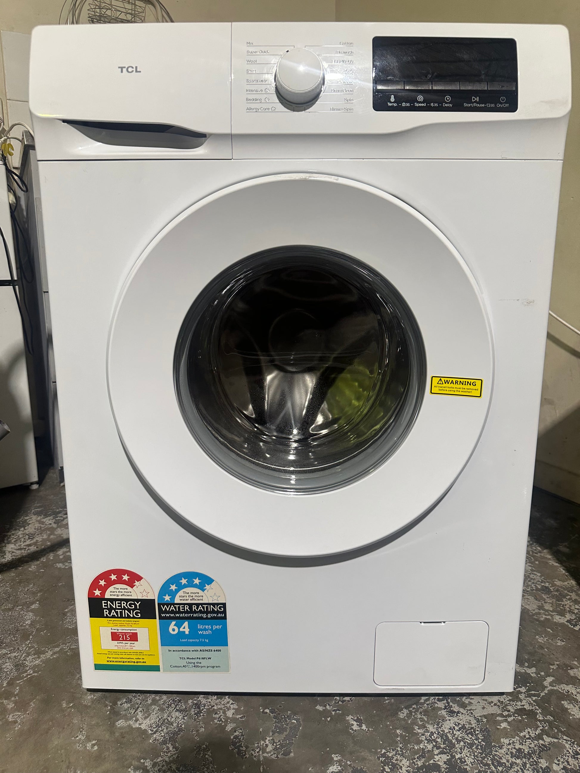 FactorySeconds TCL 7.5kg Washer | BRISBANE