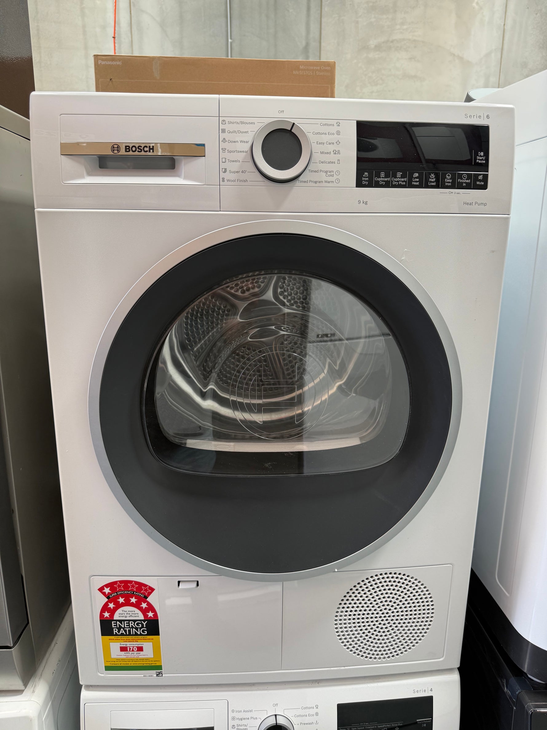 Bosch 9kg Heat Pump Dryer – Factory Seconds | WQG24200AU
