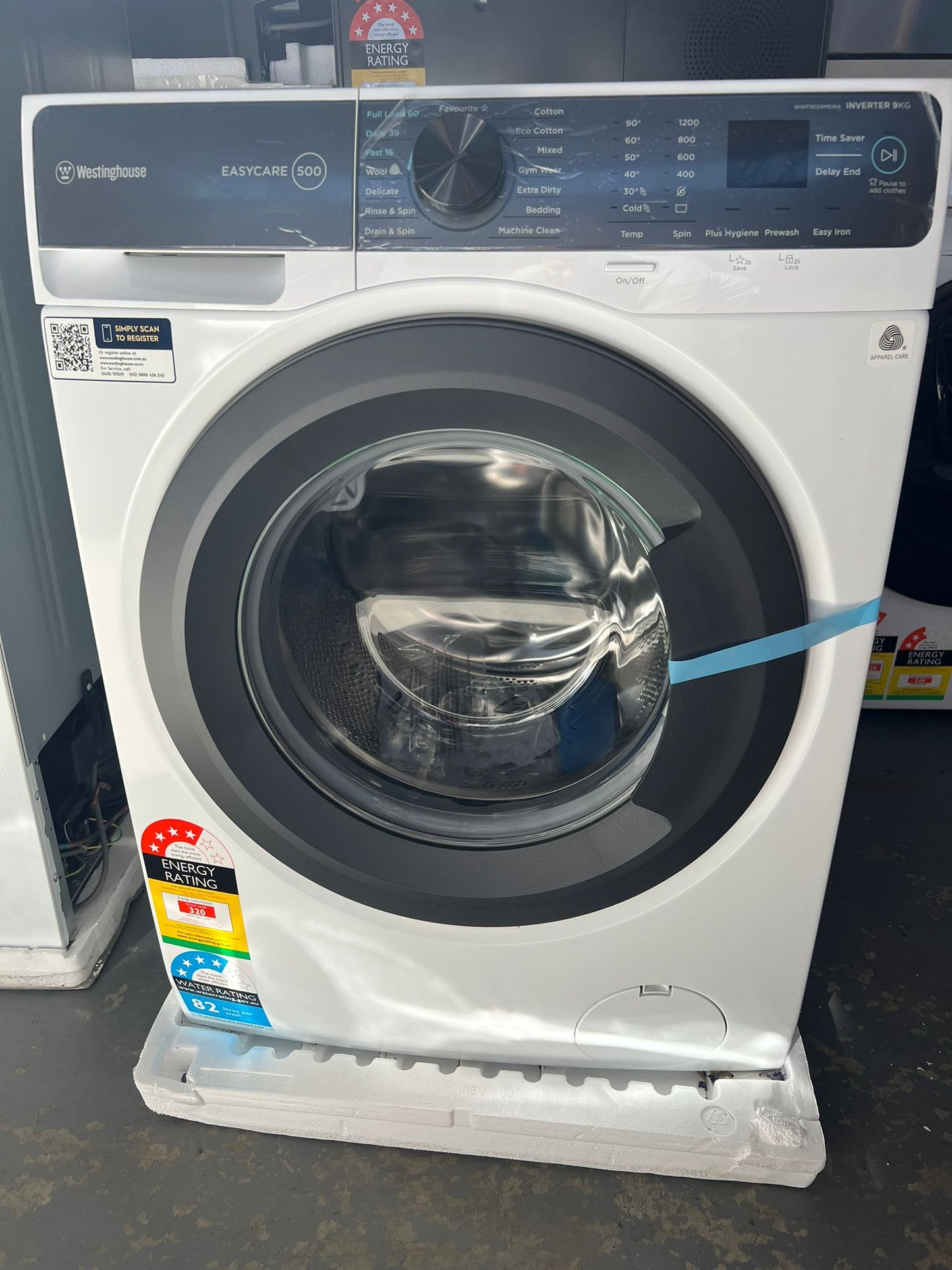 Factory Second Westinghouse 9 kg Washing Machine | ADELAIDE