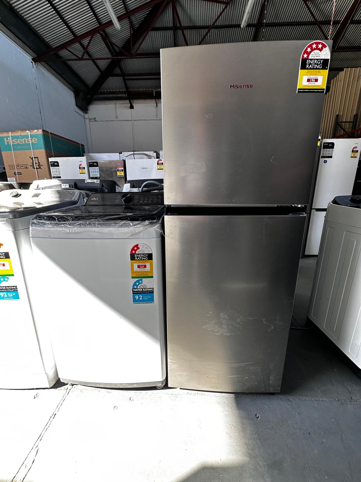 Hisense 205L Top Mount Fridge Freezer HRTF206S – Solt 7kg Top Load Washer GGSTLW7ORC2 – Factory Seconds – Combo | ADELAIDE