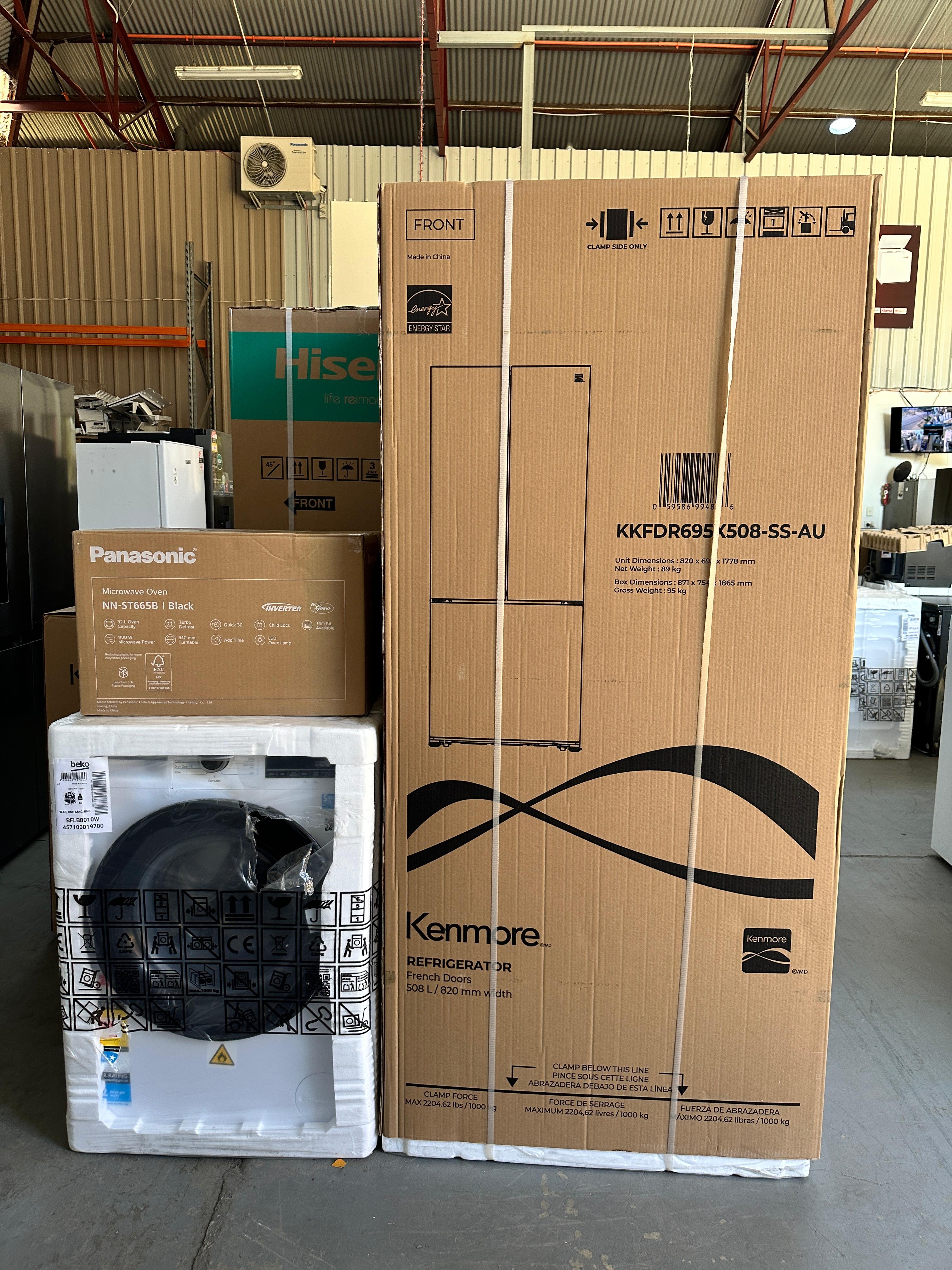 Bosch Series 6 9kg Washer + Bosch Series 8 8kg Heat Pump Dryer (Factory Seconds) – Combo Deal | ADELAIDE