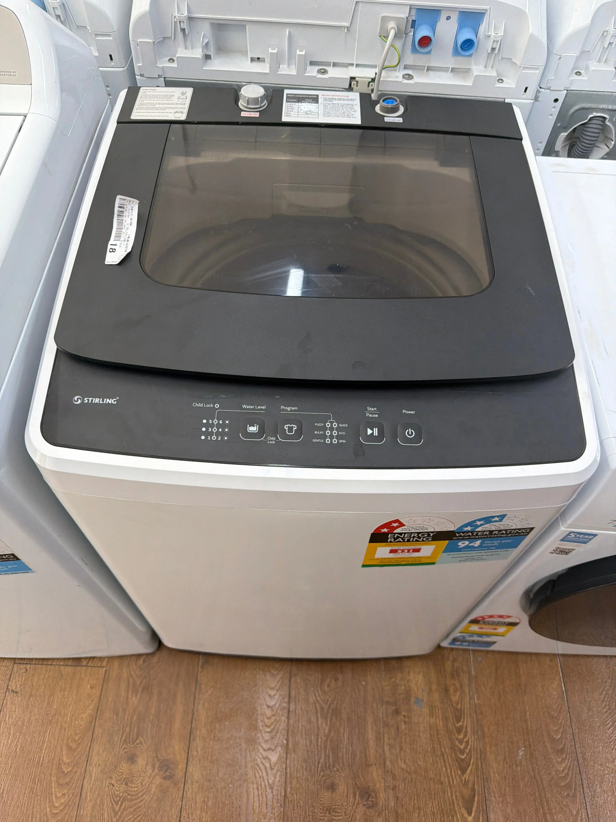 7kg Top Load Washing Machine
- STR-TLW7W - 6 Months WARRANTY | Lucky white goods